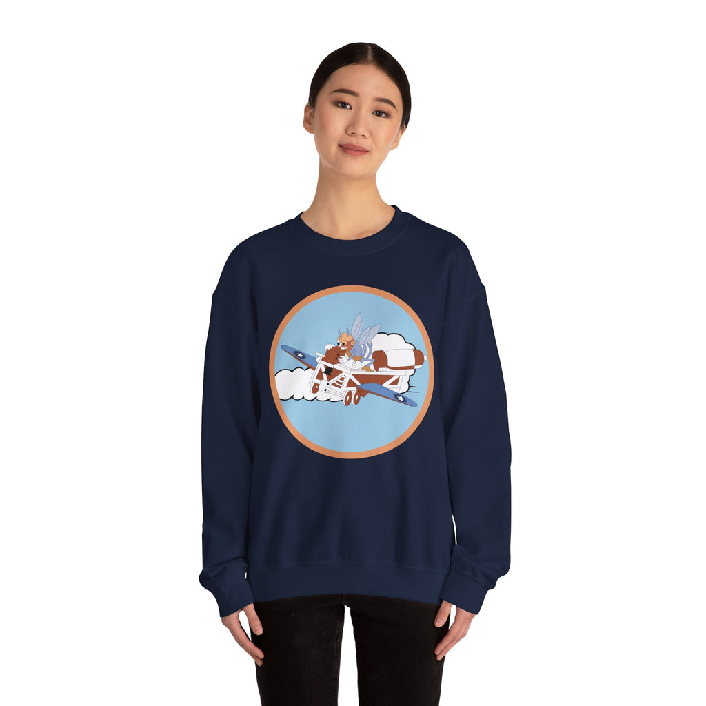 Crewneck Sweatshirt - AAC - 782nd Bomb Squadron, 465th Bomb Group - 15th AF wo Txt X 300