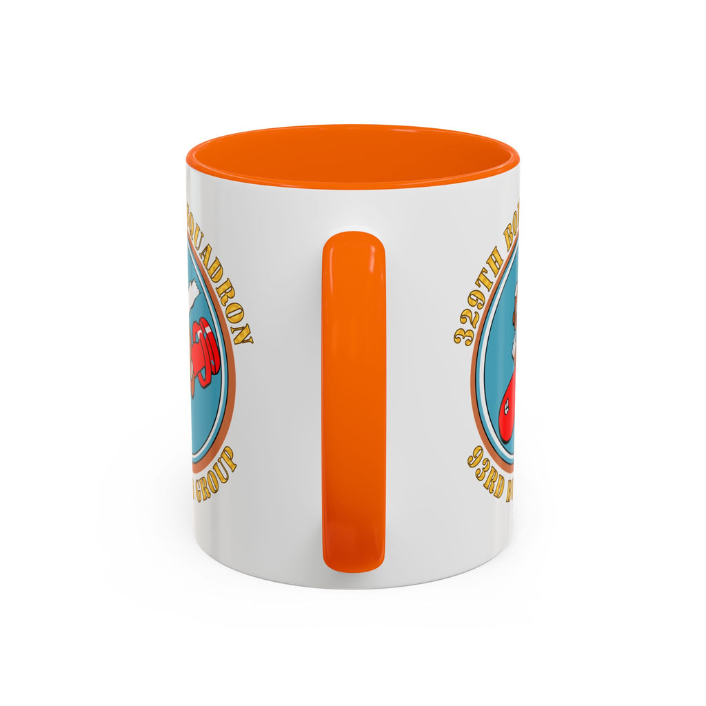 Accent Coffee Mug - AAC - 329th Bomb Squadron,93rd Bomb Group - WWII - USAAF