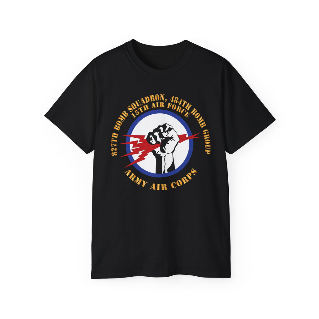 Unisex Ultra Cotton Tee - AAC - 827th Bomb Squadron, 484th Bomb Group - 15th AAF X 300