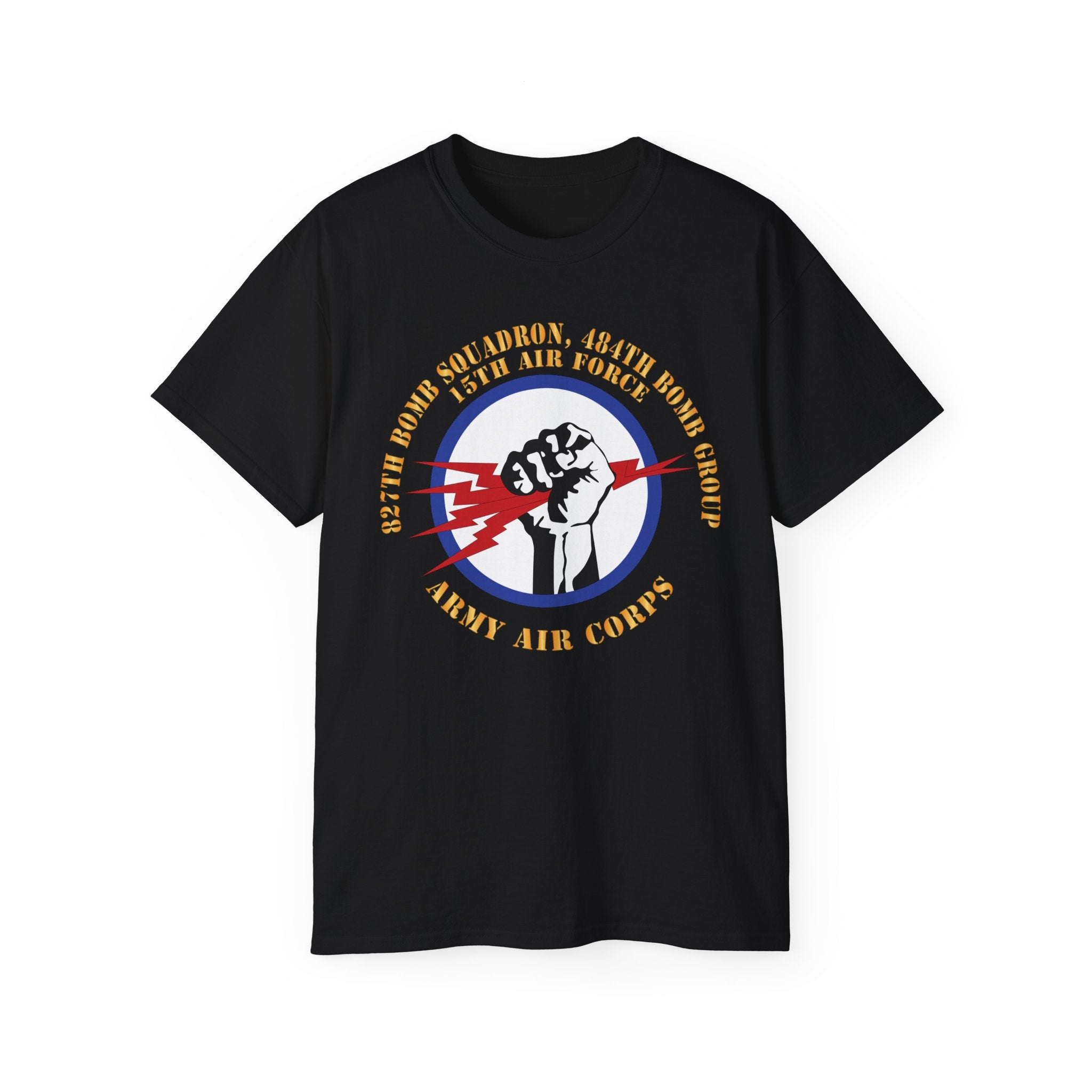 Unisex Ultra Cotton Tee - AAC - 827th Bomb Squadron, 484th Bomb Group - 15th AAF X 300