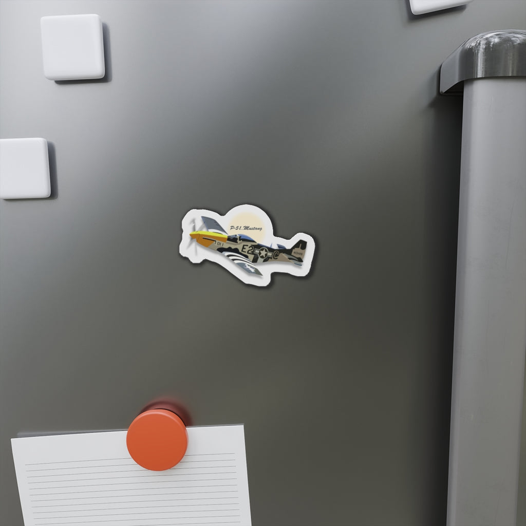 Die-Cut Magnets - Army Air Corps P-51 Mustang wo AAC X 300