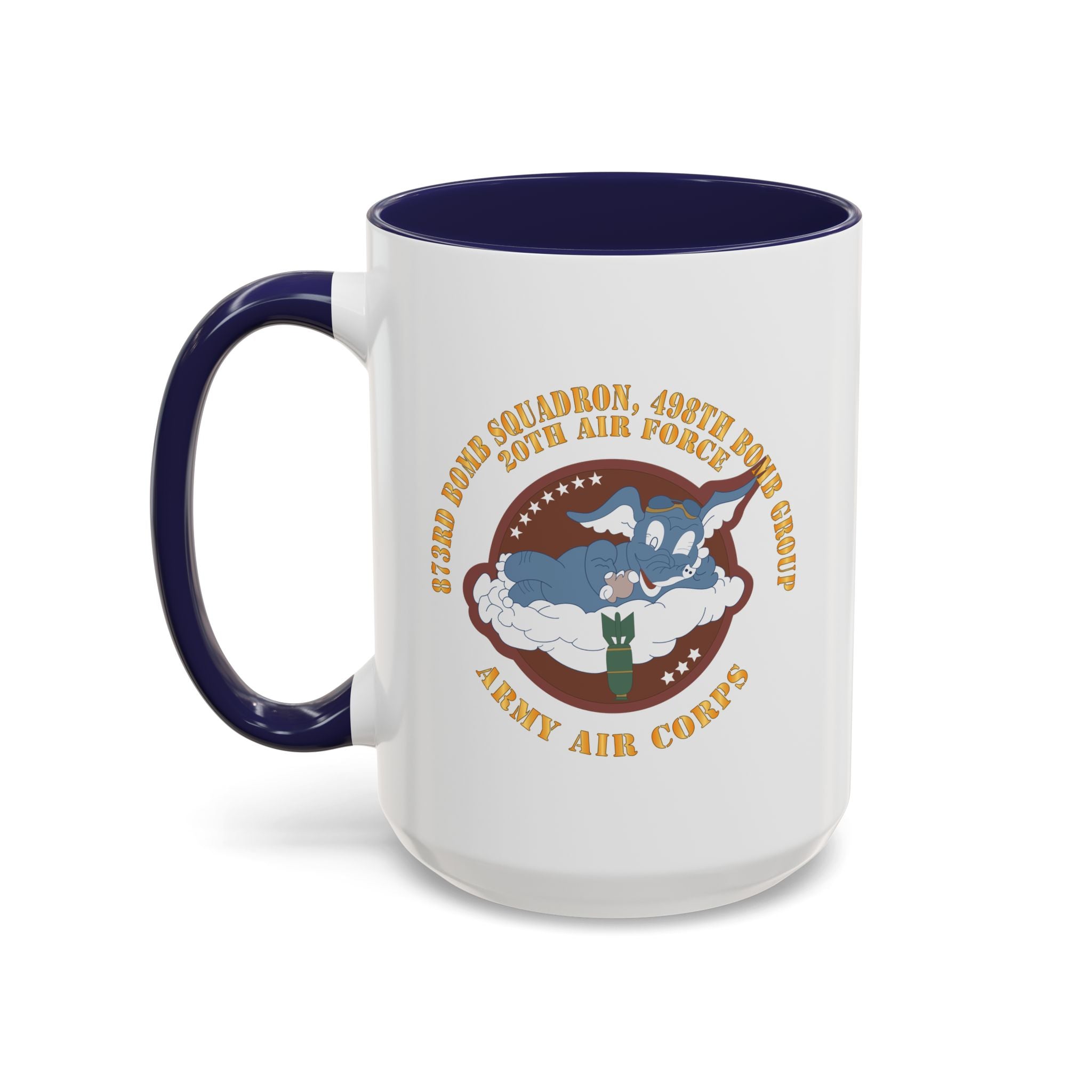 Accent Coffee Mug - AAC - 873rd Bomb Squadron, 498th Bomb Group - 20th AAF X 300