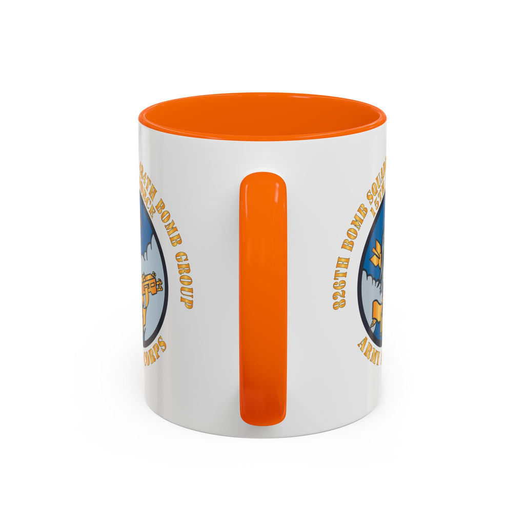 Accent Coffee Mug - AAC - 826th Bomb Squadron, 484th Bomb Group - 15th AAF X 300
