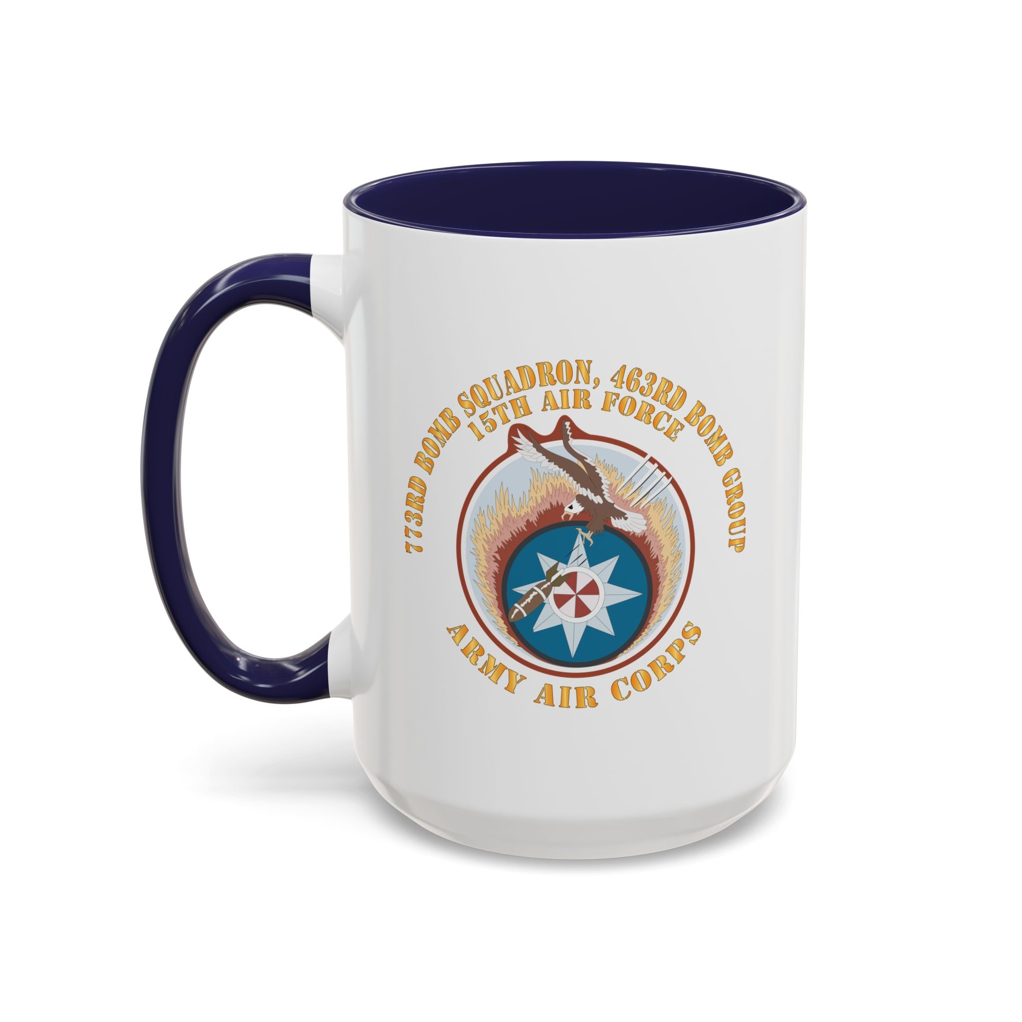 Accent Coffee Mug - AAC - 773rd Bomb Squadron, 463rd Bomb Group - 15th AF X 300