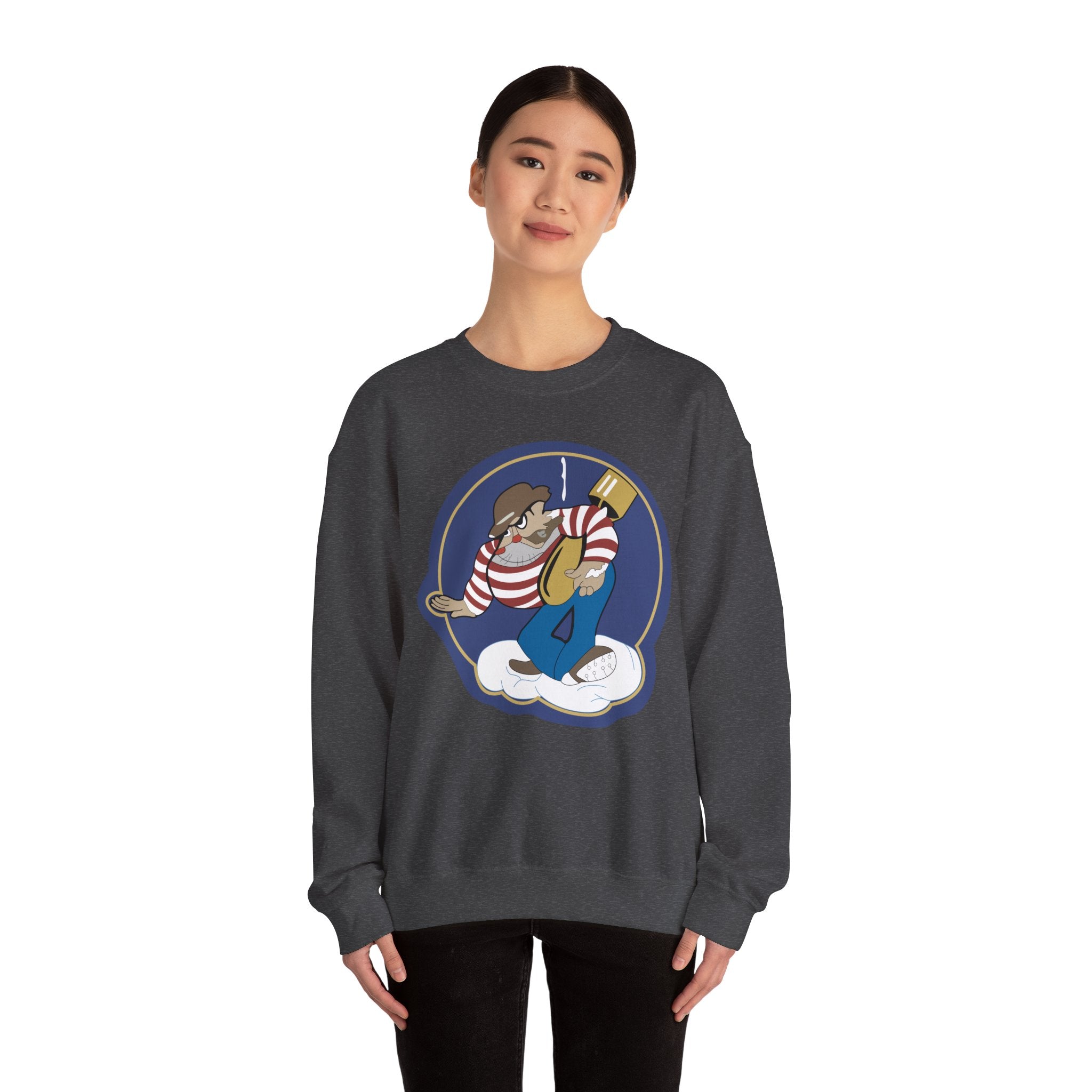Crewneck Sweatshirt - AAC - 869th Bomb Squadron, 497th Bomb Group wo Txt X 300