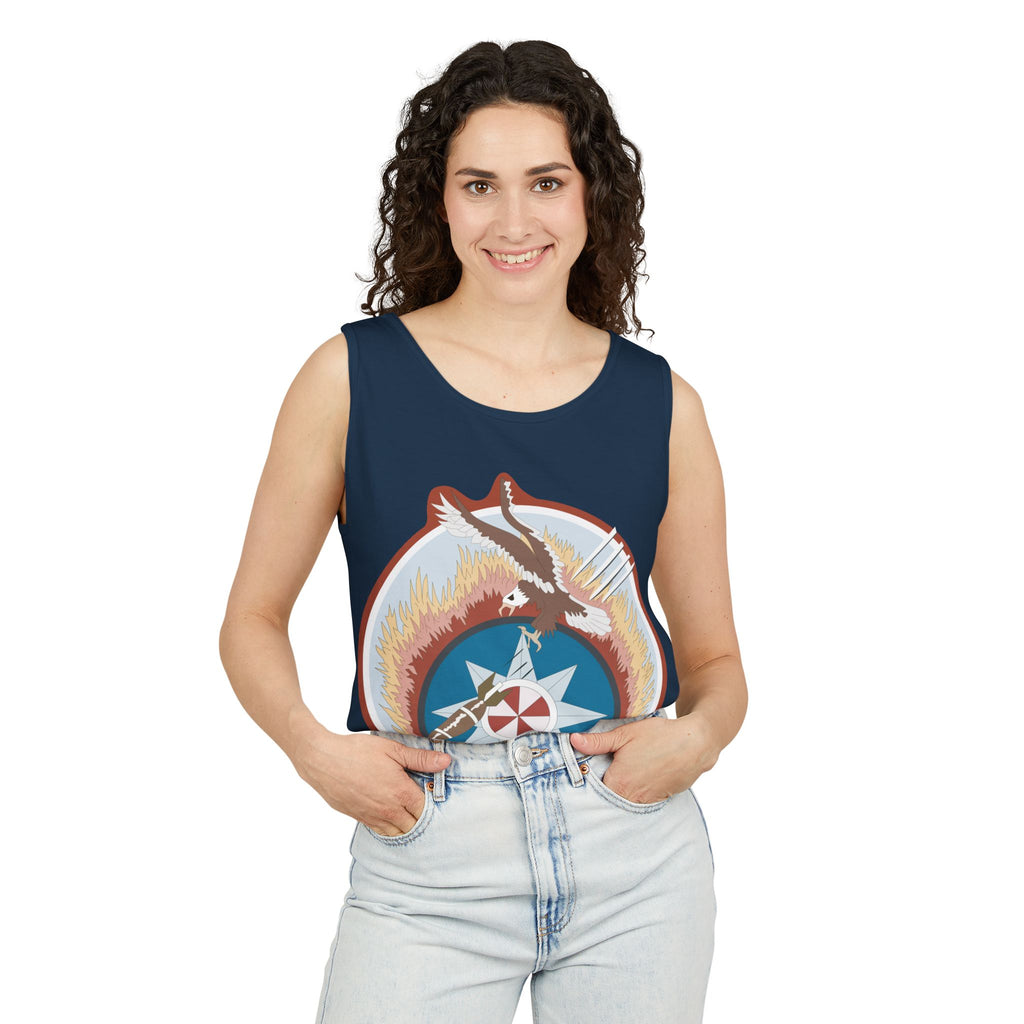 Unisex Garment-Dyed Tank Top - AAC - 773rd Bomb Squadron, 463rd Bomb Group - 15th AF wo Txt X 300