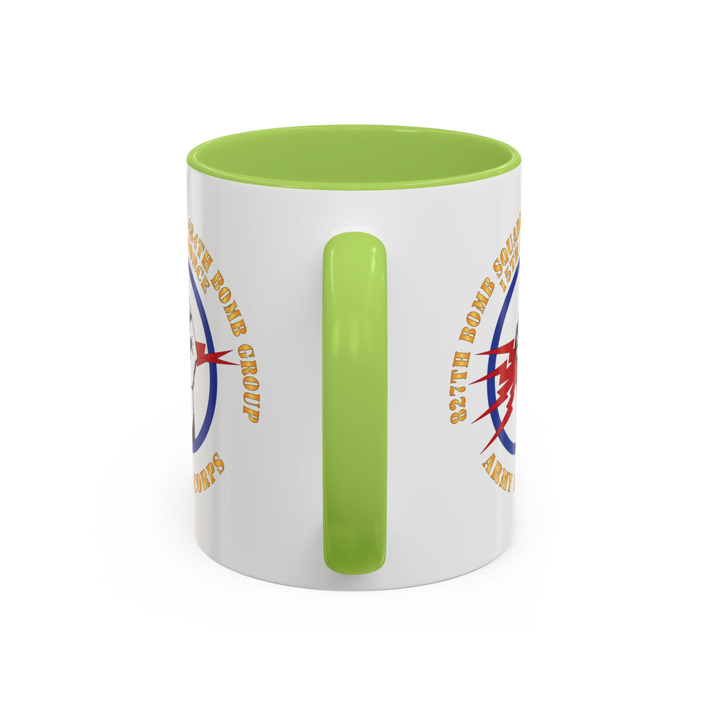 Accent Coffee Mug - AAC - 827th Bomb Squadron, 484th Bomb Group - 15th AAF X 300
