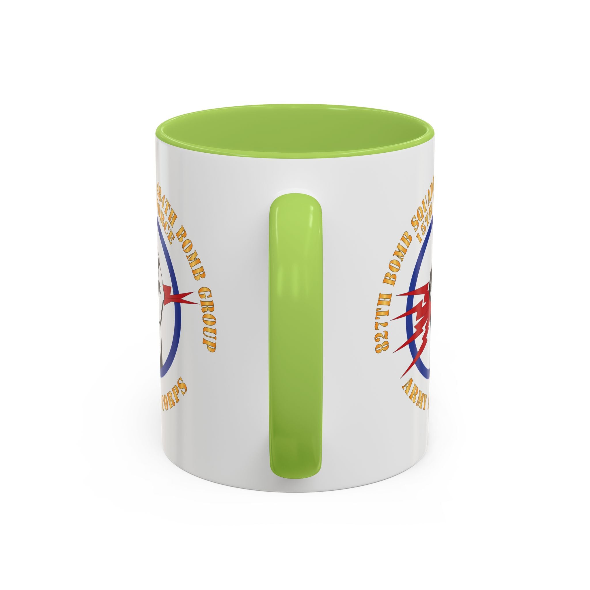 Accent Coffee Mug - AAC - 827th Bomb Squadron, 484th Bomb Group - 15th AAF X 300