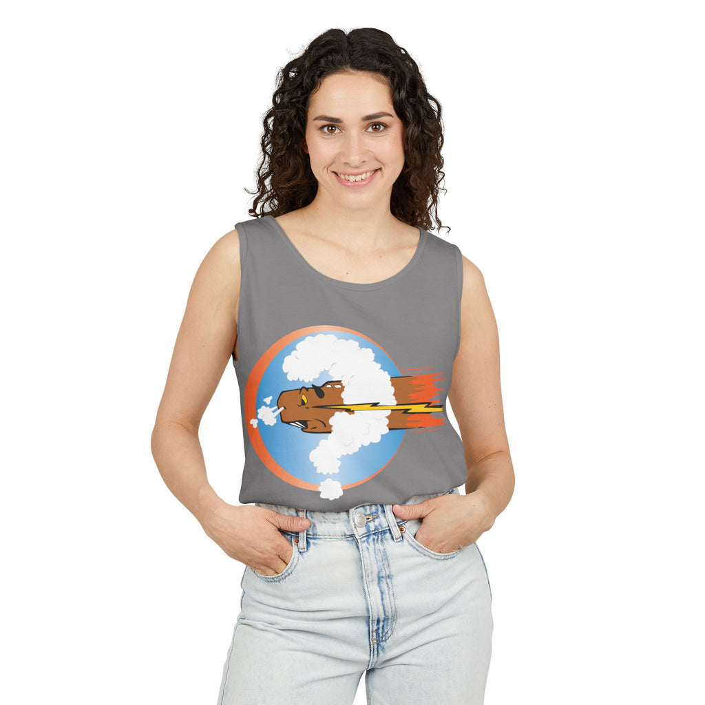 Unisex Garment-Dyed Tank Top - AAC - 754th Bombardment Squadron, 458th Bomb Group, England X 300