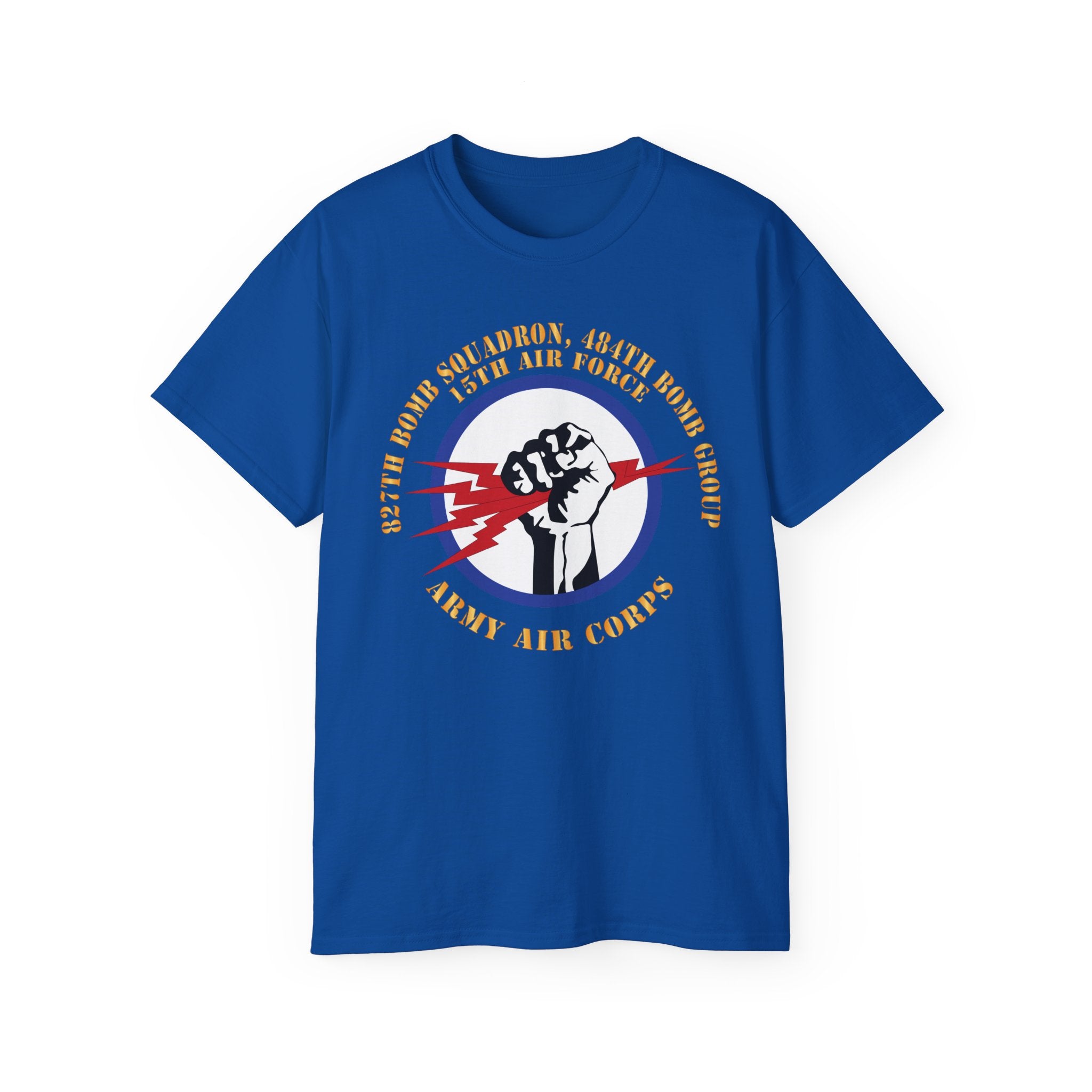 Unisex Ultra Cotton Tee - AAC - 827th Bomb Squadron, 484th Bomb Group - 15th AAF X 300