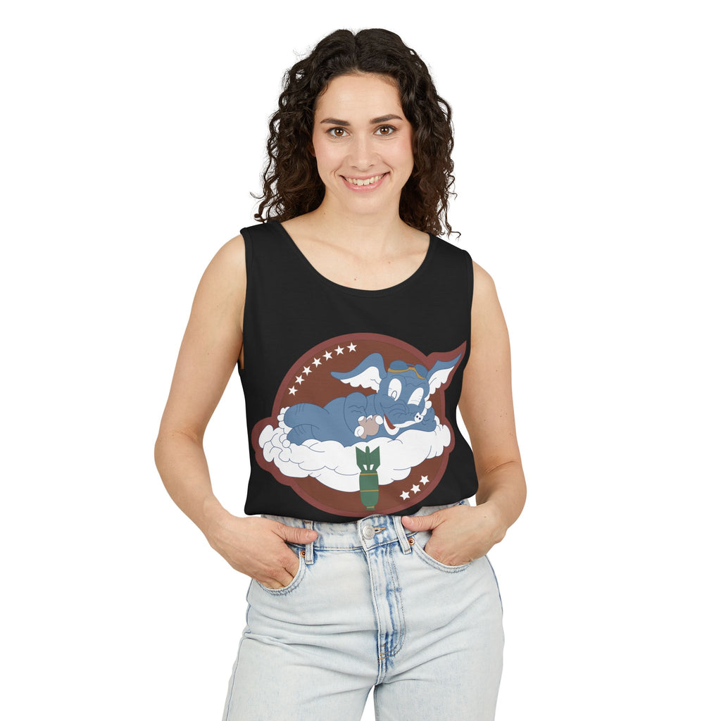 Unisex Garment-Dyed Tank Top - AAC - 873rd Bomb Squadron, 498th Bomb Group - 20th AAF wo Txt X 300