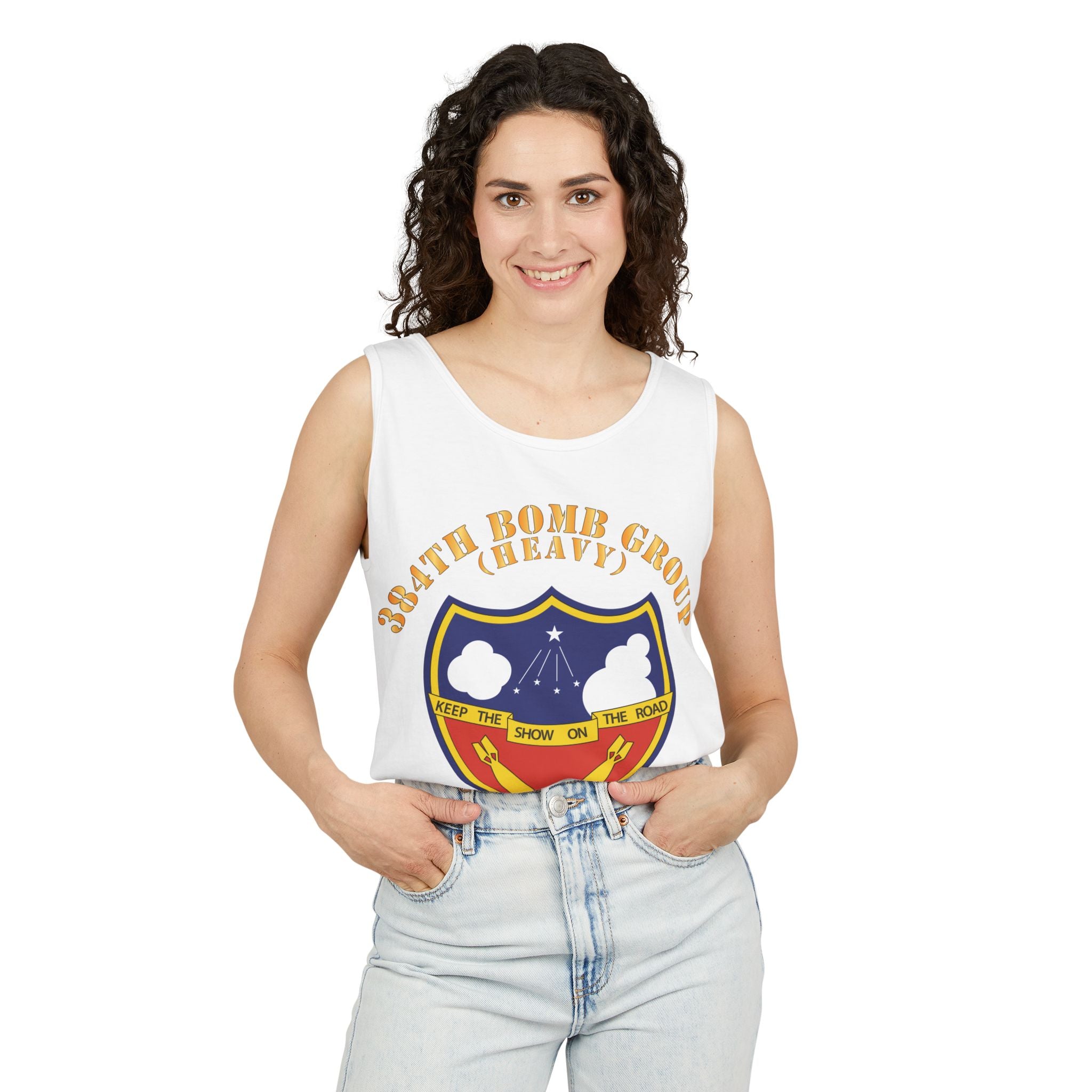 Unisex Garment-Dyed Tank Top - AAC - 384th Bomb Group X 300