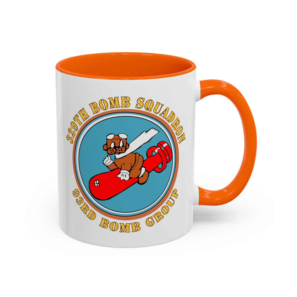 Accent Coffee Mug - AAC - 329th Bomb Squadron,93rd Bomb Group - WWII - USAAF