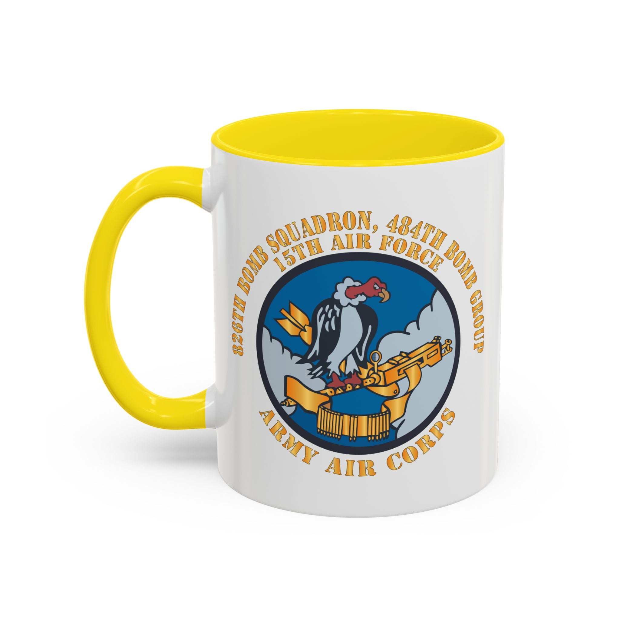 Accent Coffee Mug - AAC - 826th Bomb Squadron, 484th Bomb Group - 15th AAF X 300