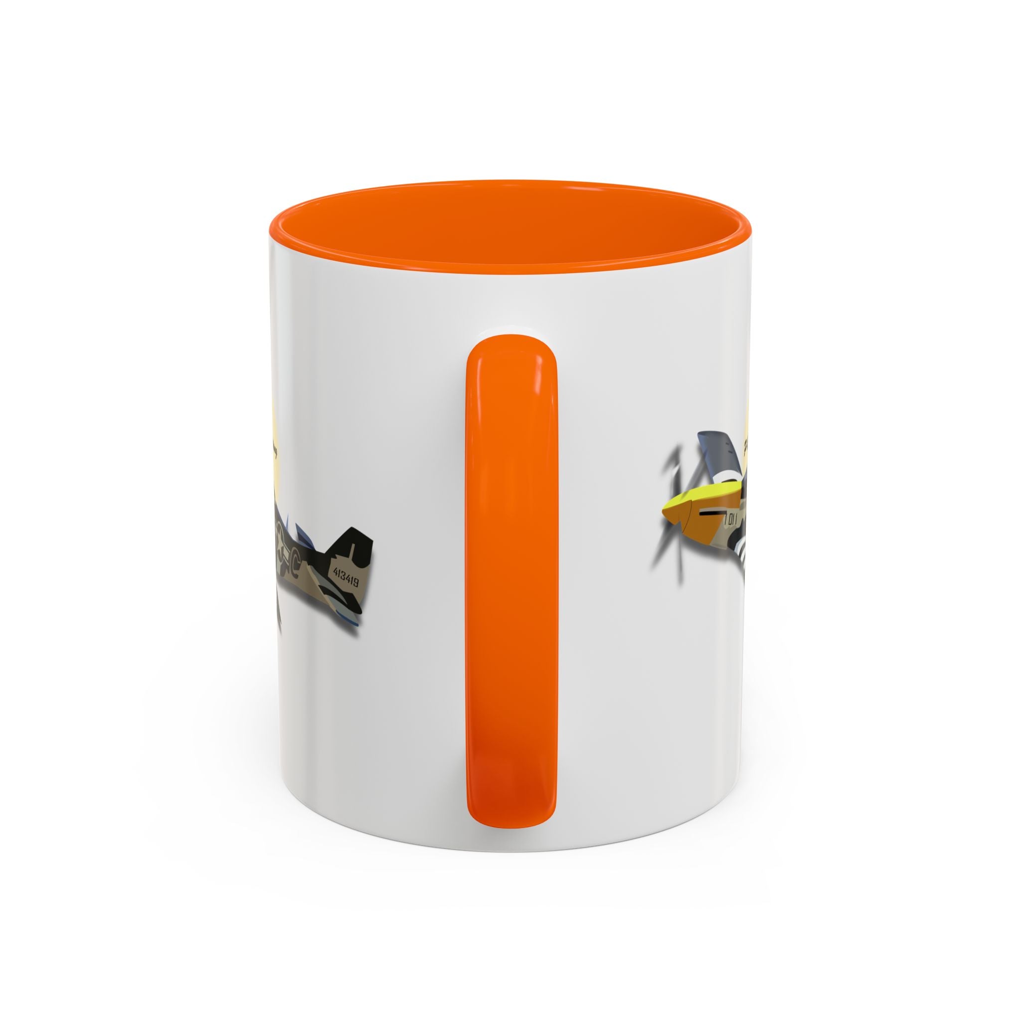 Accent Coffee Mug - Army Air Corps P-51 Mustang wo AAC X 300