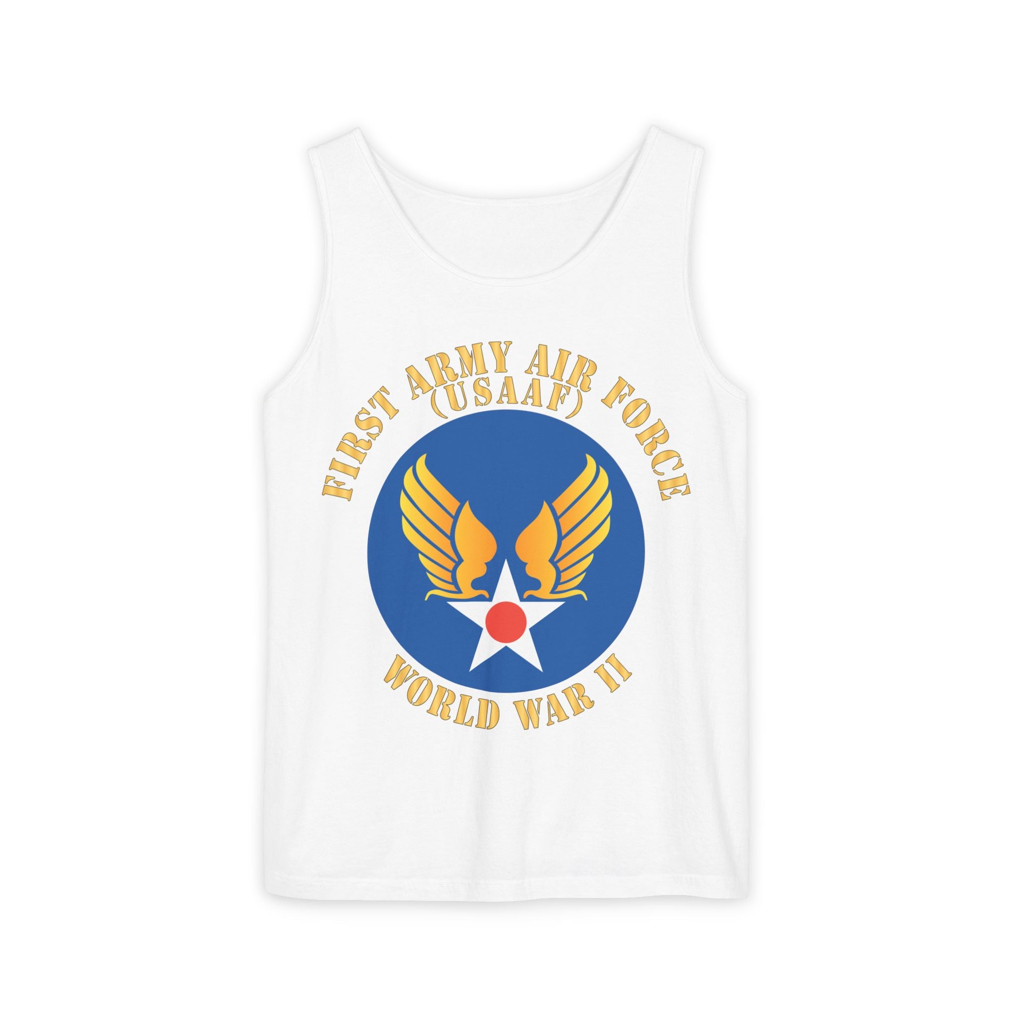 Unisex Garment-Dyed Tank Top - SSI - AAC - 1st Army Air Force - WWII - USAAF x 300
