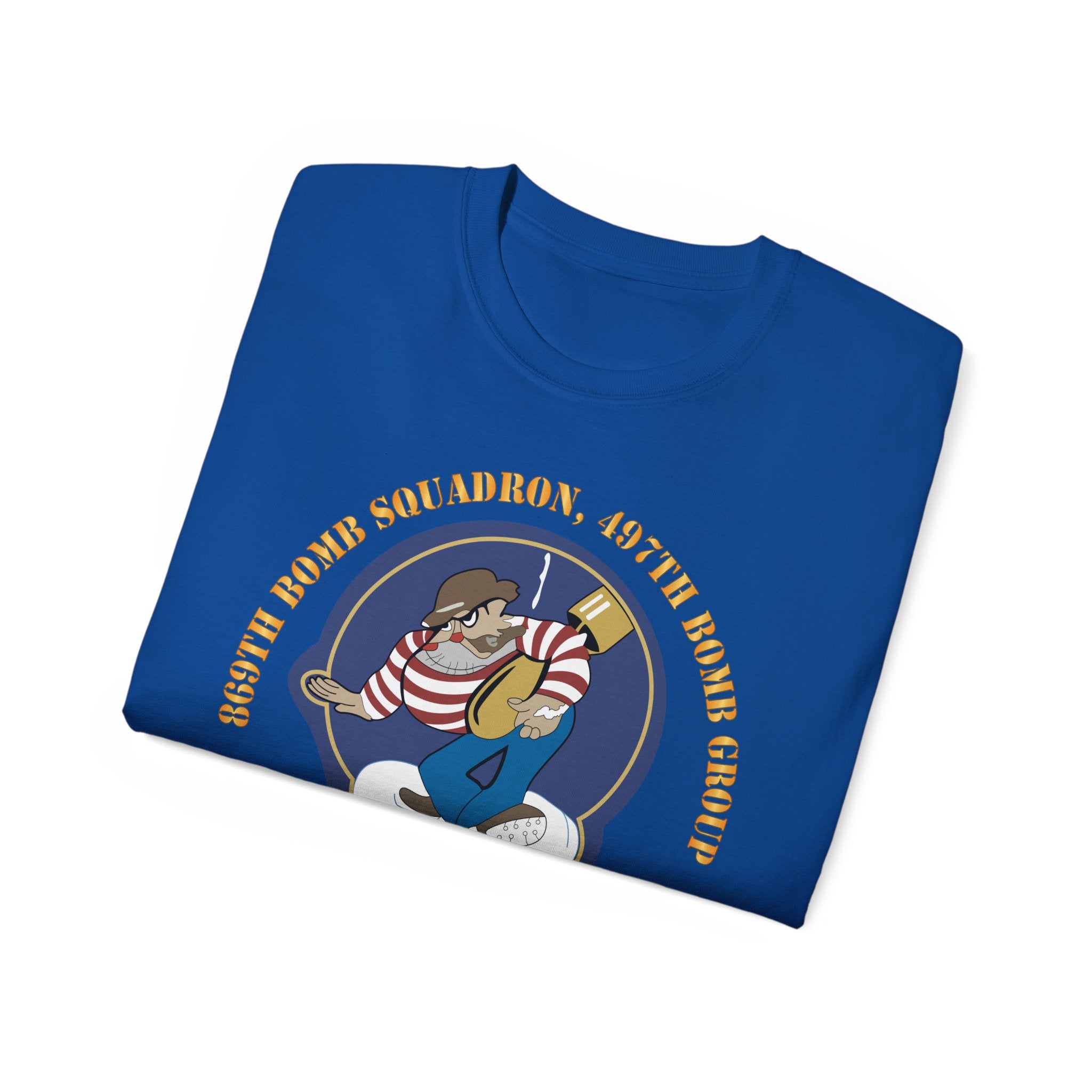 Unisex Ultra Cotton Tee - AAC - 869th Bomb Squadron, 497th Bomb Group X 300