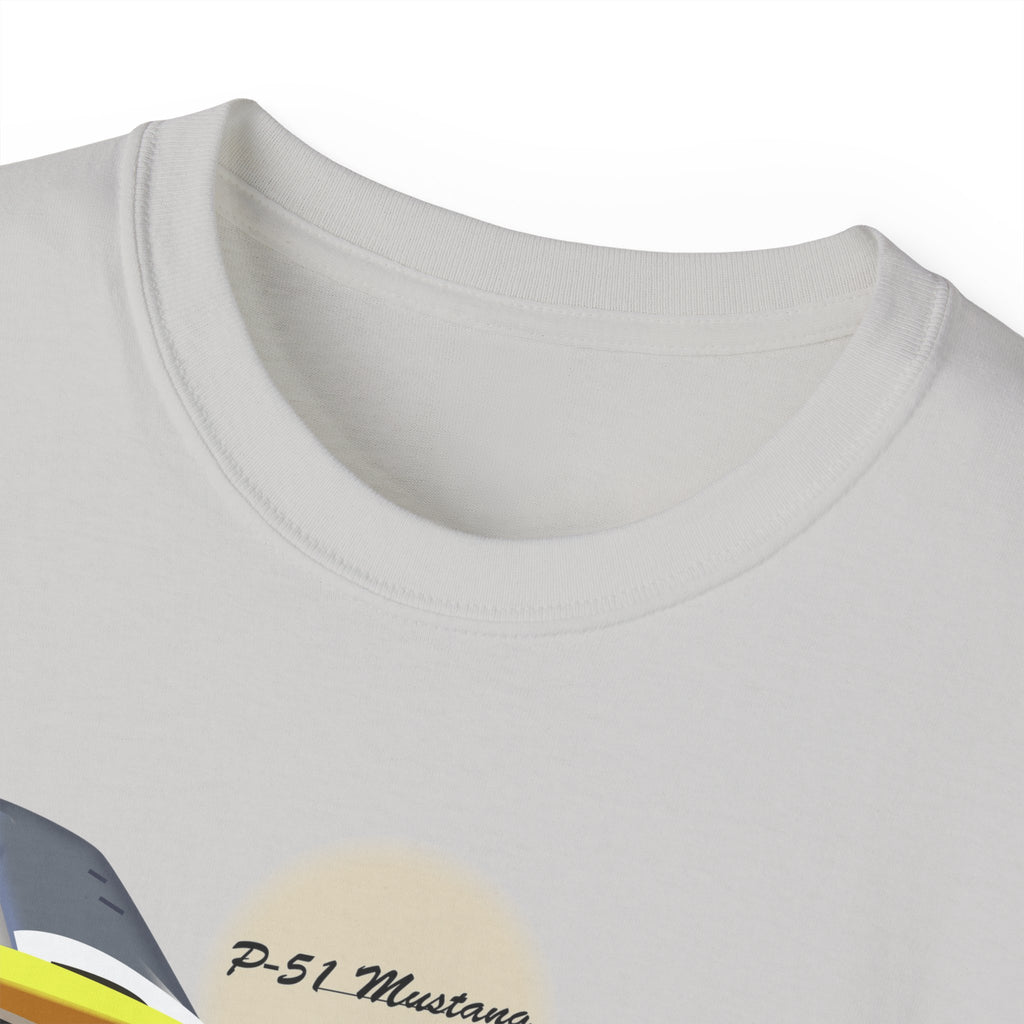 Unisex Ultra Cotton Tee - Army Air Corps P-51 Mustang wo AAC X 300
