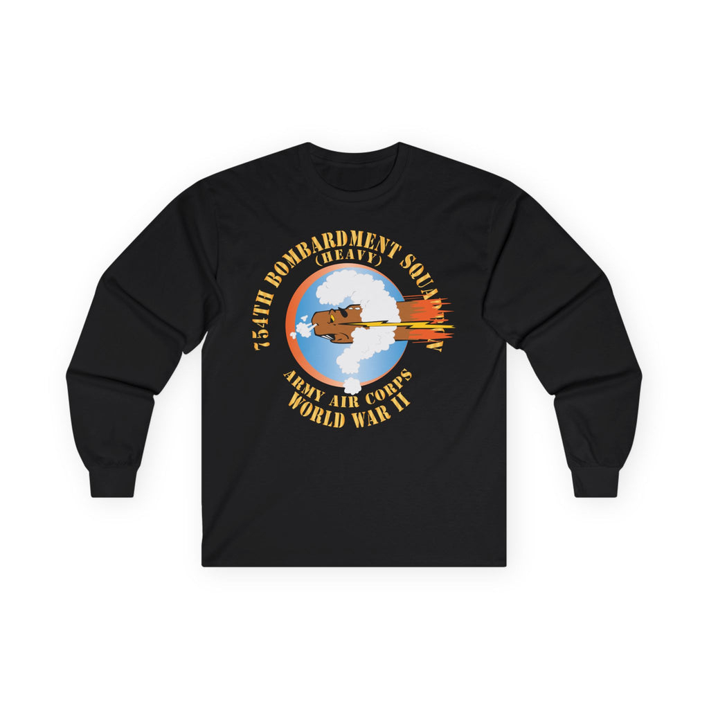 Unisex Long Sleeve Tee - AAC - 754th Bombardment Squadron - Army Air Corps - WWII X 300