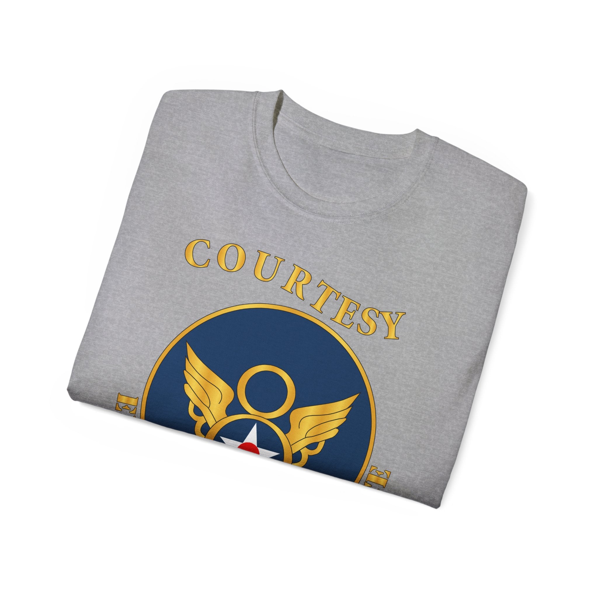 Unisex Ultra Cotton Tee - AAC - 8th Air Force - WWII - Courtesy 8 AAF x 300