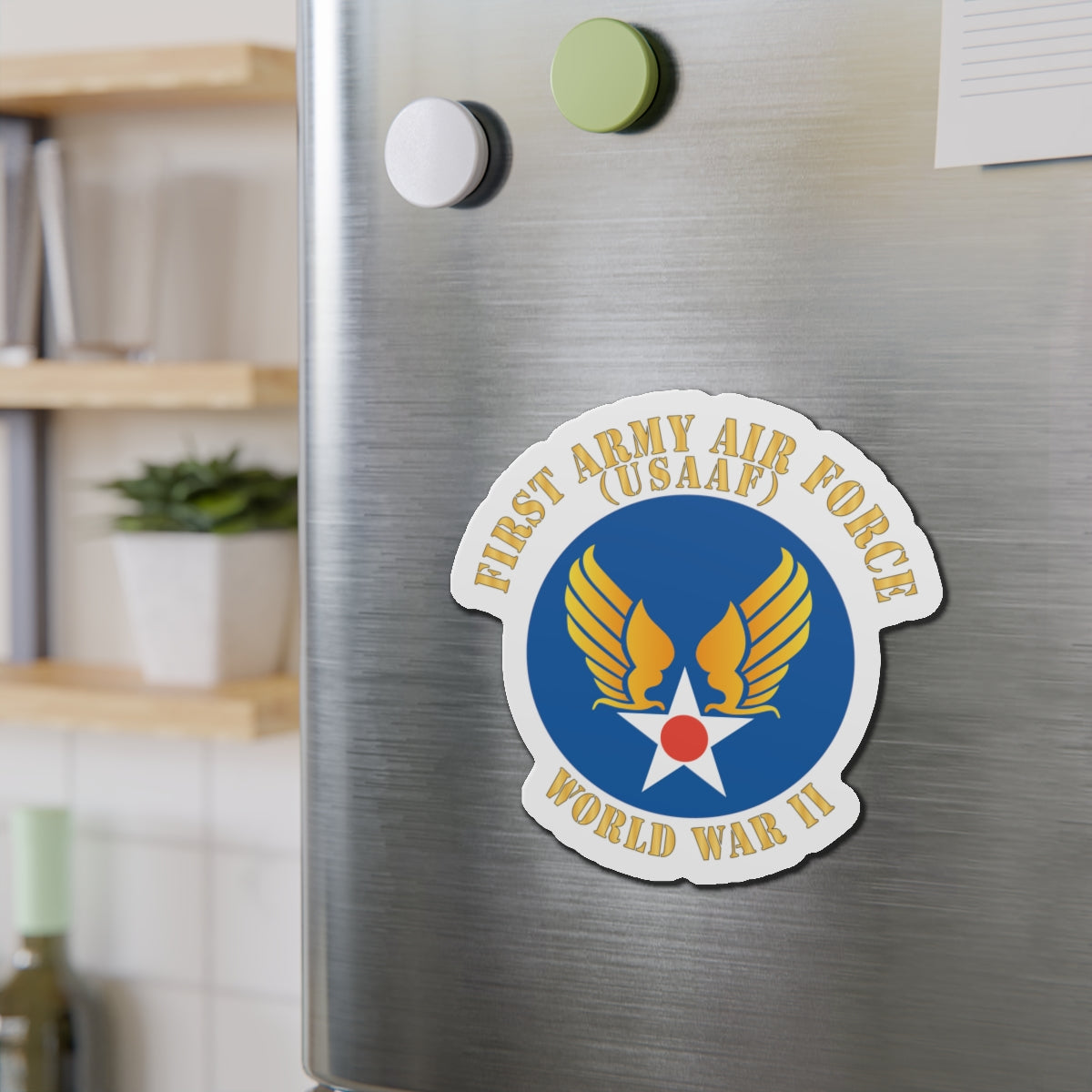 Die-Cut Magnets - SSI - AAC - 1st Army Air Force - WWII - USAAF x 300