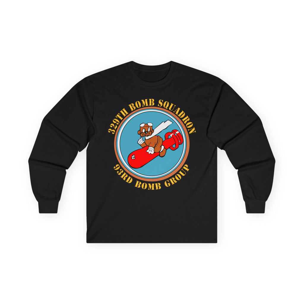 Unisex Long Sleeve Tee - AAC - 329th Bomb Squadron,93rd Bomb Group - WWII - USAAF