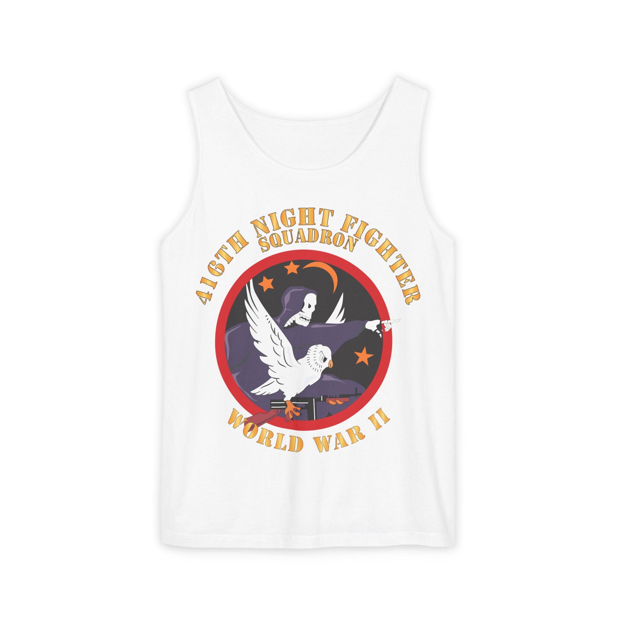Unisex Garment-Dyed Tank Top - AAC - 416th Night Fighter Squadron - WWII X 300