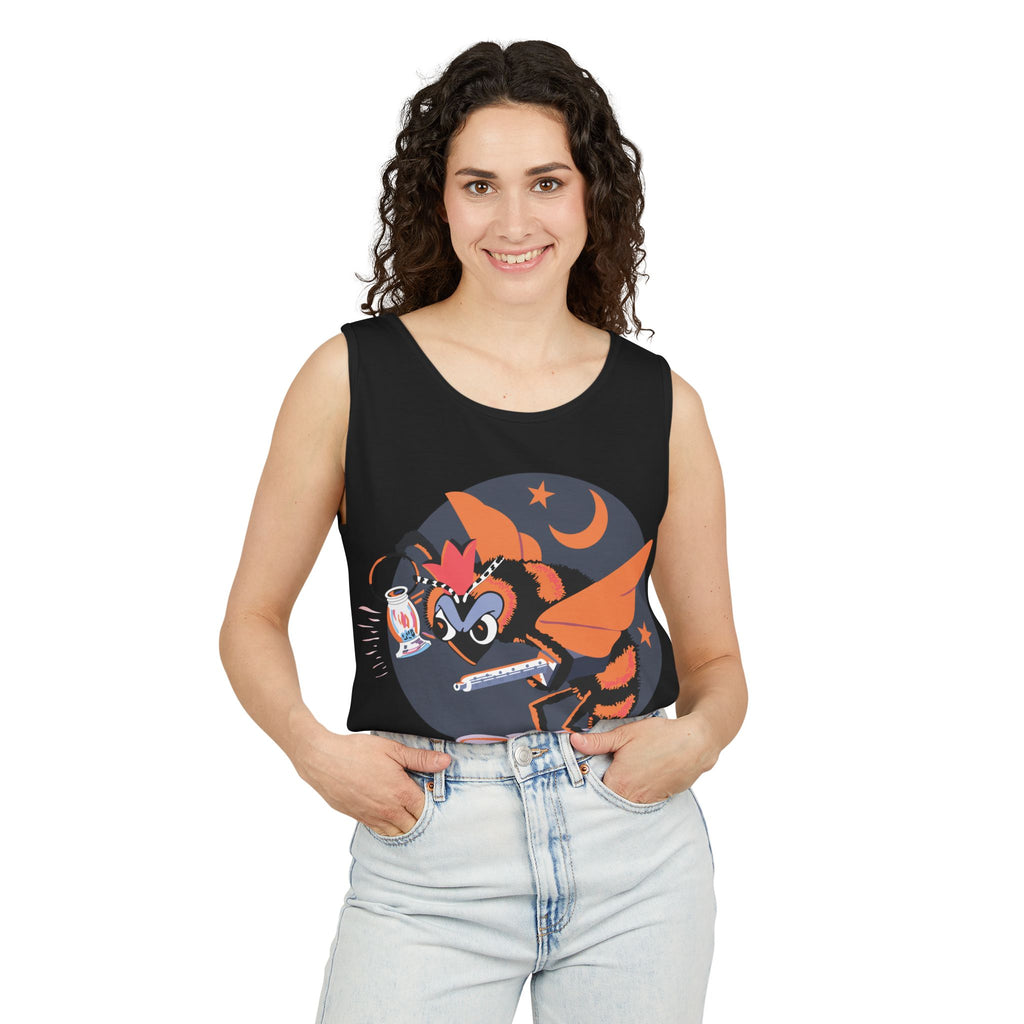 Unisex Garment-Dyed Tank Top - AAC - 418th Night Fighter Squadron wo txt X 300