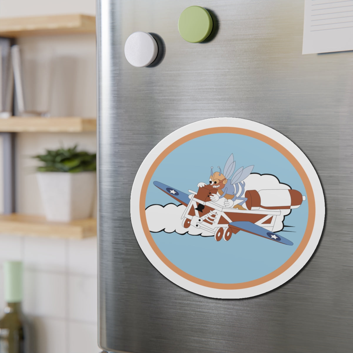 Die-Cut Magnets - AAC - 782nd Bomb Squadron, 465th Bomb Group - 15th AF wo Txt X 300