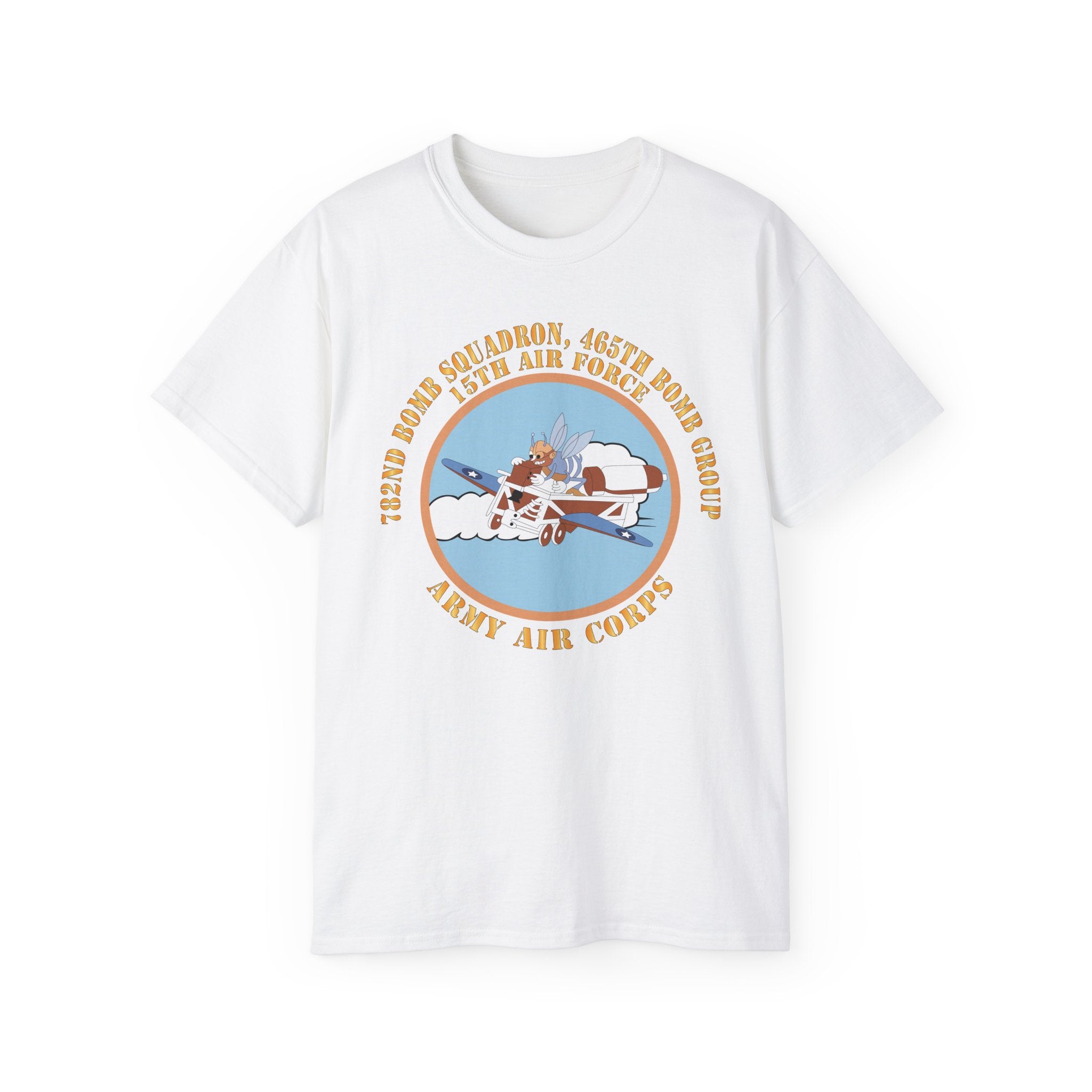 Unisex Ultra Cotton Tee - AAC - 782nd Bomb Squadron, 465th Bomb Group - 15th AF X 300
