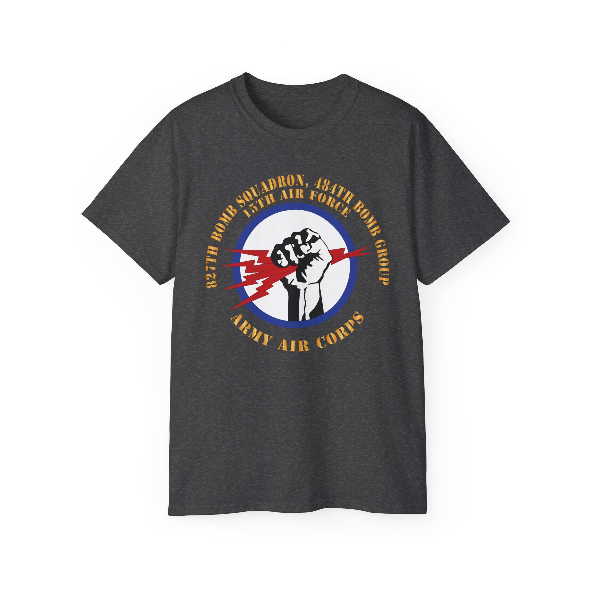 Unisex Ultra Cotton Tee - AAC - 827th Bomb Squadron, 484th Bomb Group - 15th AAF X 300