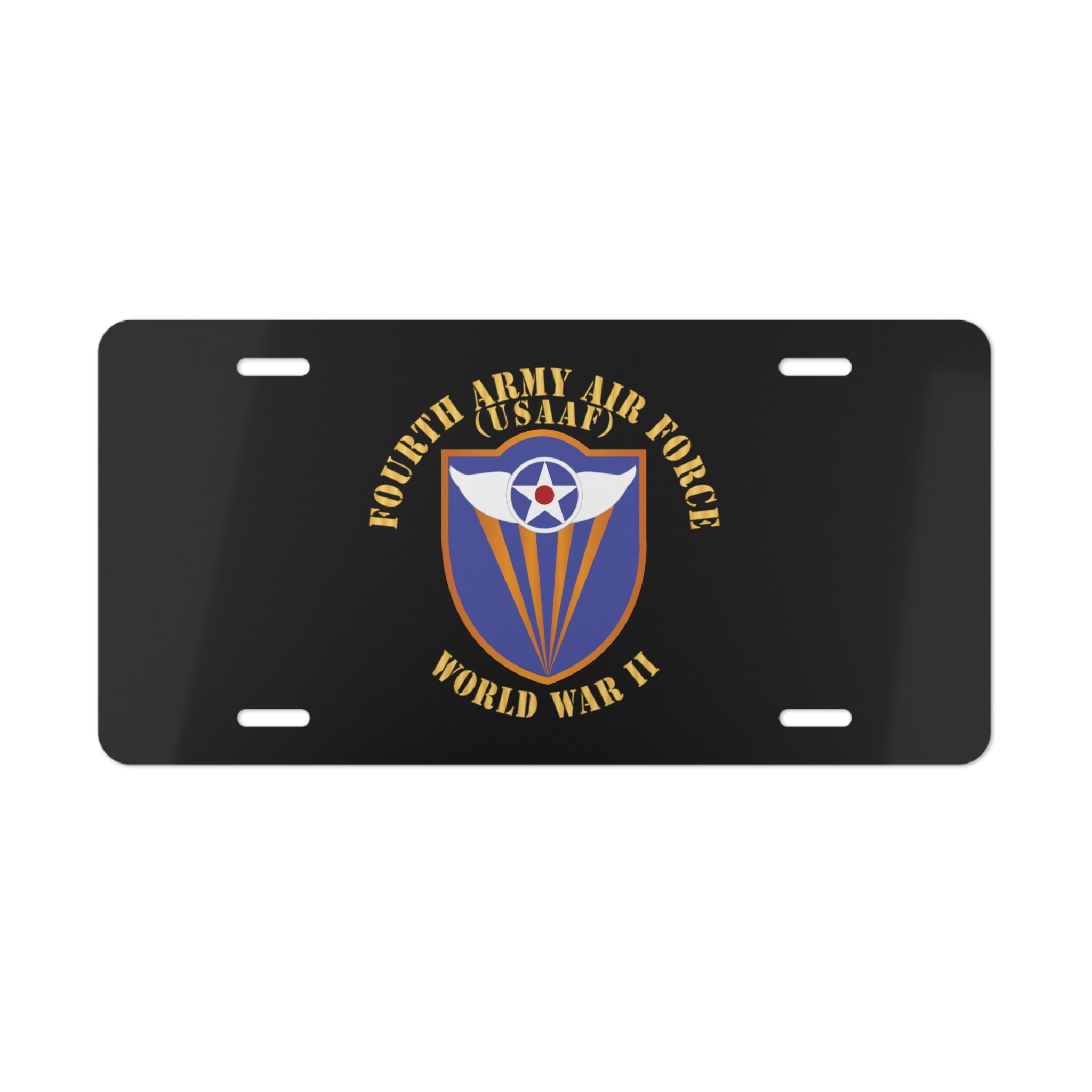 License Plate - AAC - SSI - 4th Air Force - WWII - USAAF x 300