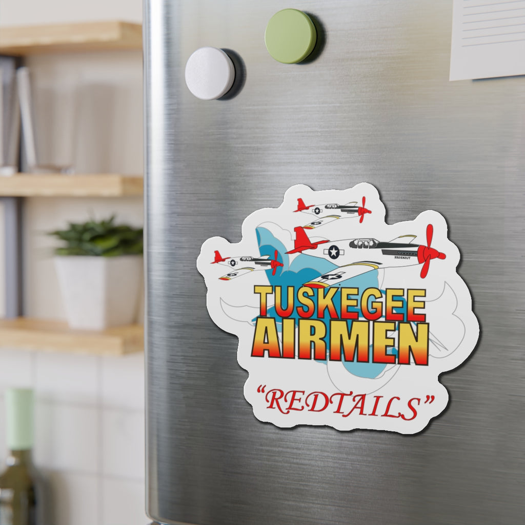 Die-Cut Magnets - Army Air Corp - Tuskegee Airmen - Redtails - 3AC - X 300