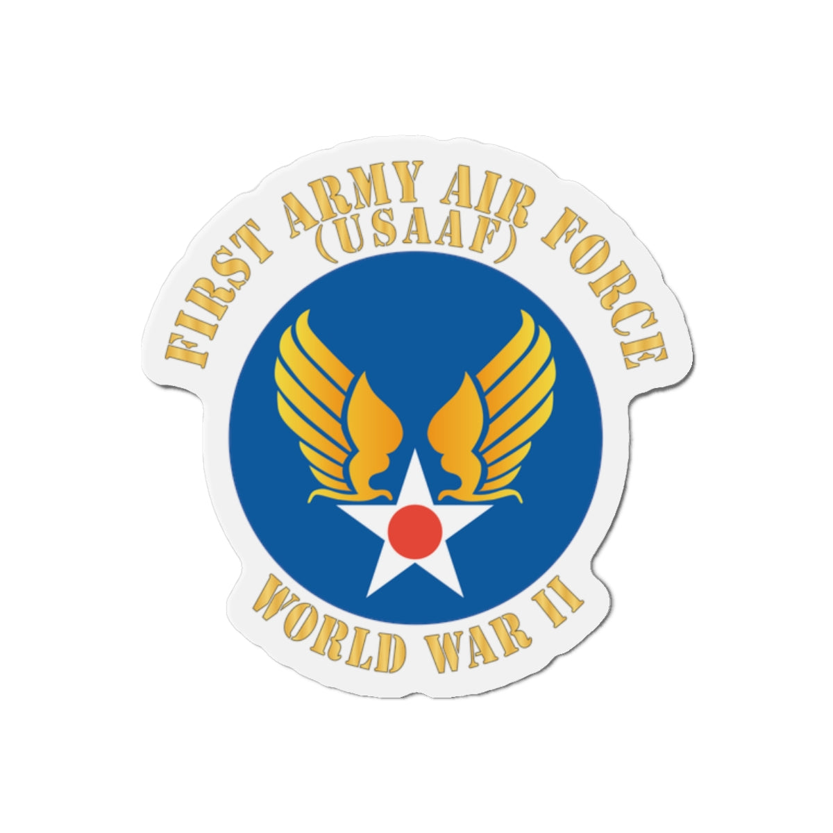 Die-Cut Magnets - SSI - AAC - 1st Army Air Force - WWII - USAAF x 300