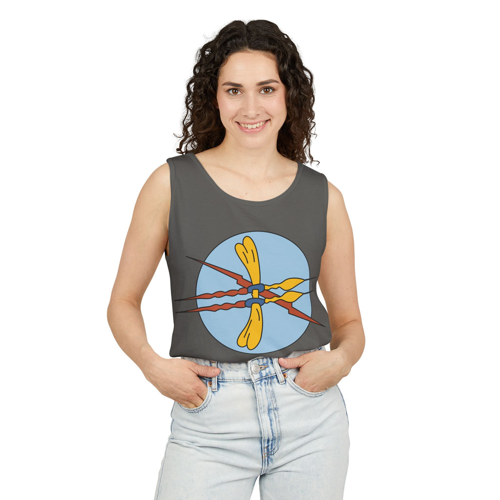 Unisex Garment-Dyed Tank Top - AAC - 332nd Bomb Squadron WWII wo txt X 300