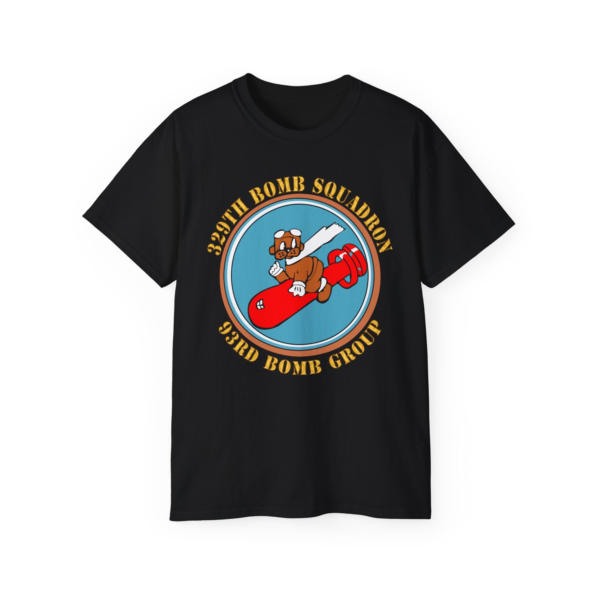 Unisex Ultra Cotton Tee - AAC - 329th Bomb Squadron,93rd Bomb Group - WWII - USAAF