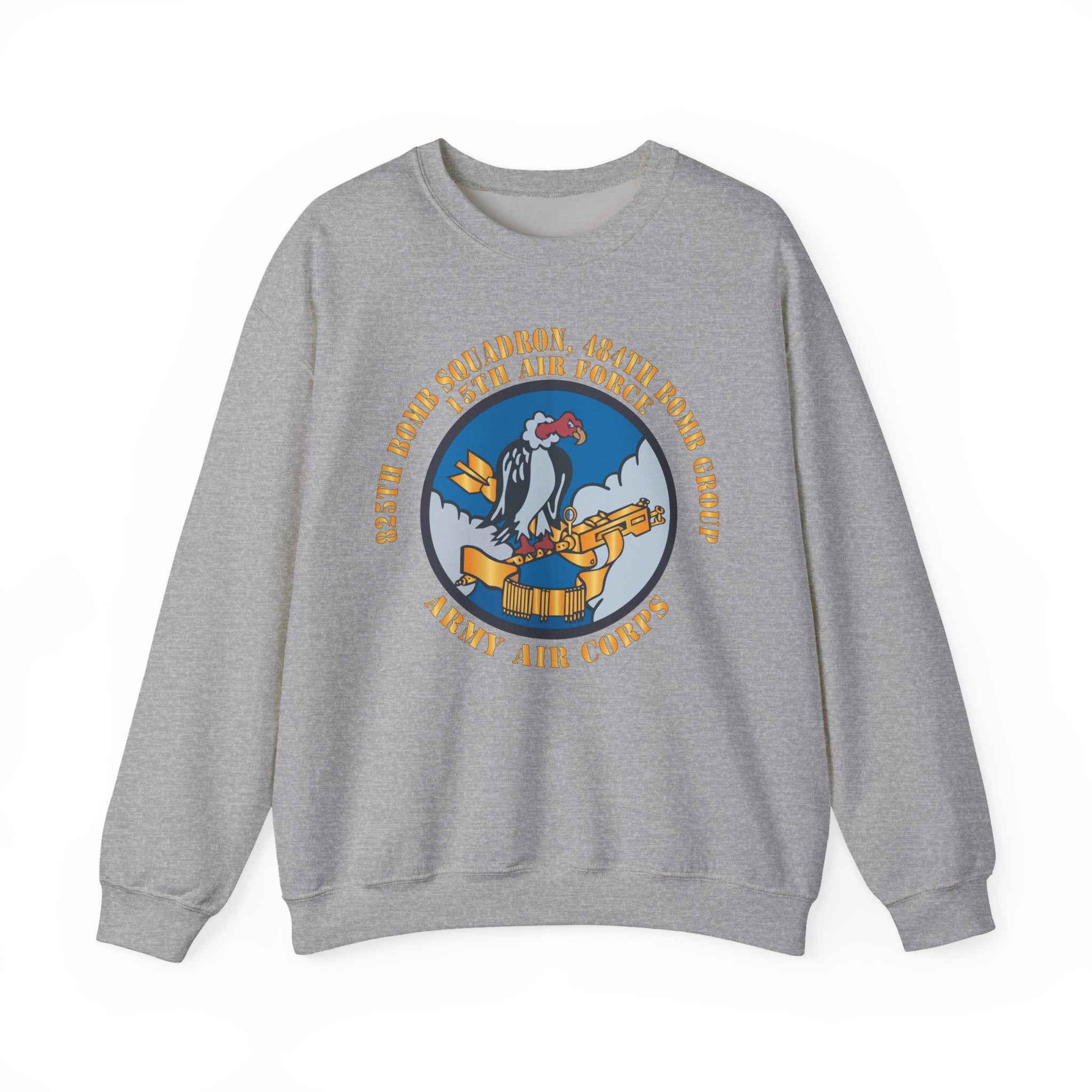 Crewneck Sweatshirt - AAC - 825th Bomb Squadron, 484th Bomb Group - 15th AAF X 300