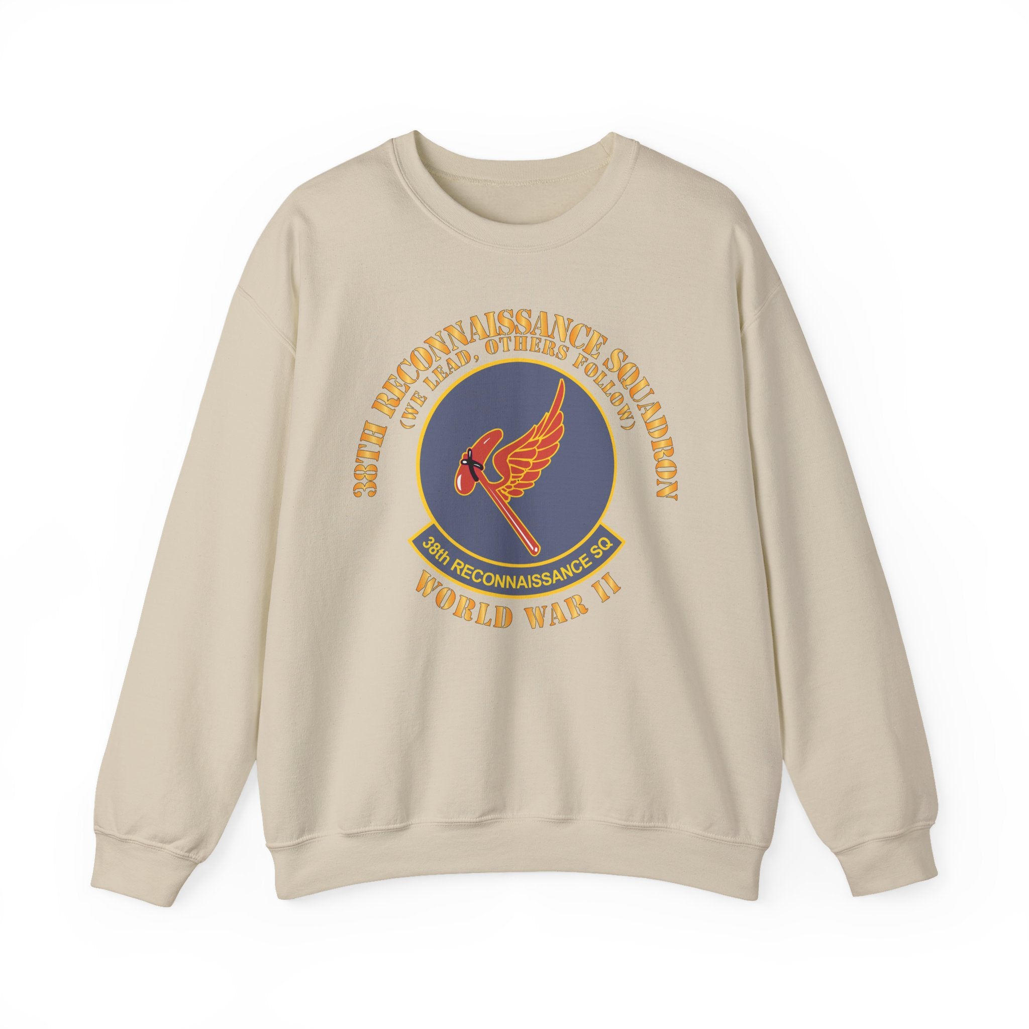 Crewneck Sweatshirt - AAC - 38th Reconnaissance Squadron - WWII X 300
