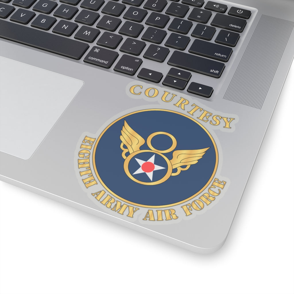 Kiss-Cut Stickers - AAC - 8th Air Force - WWII - Courtesy 8 AAF x 300
