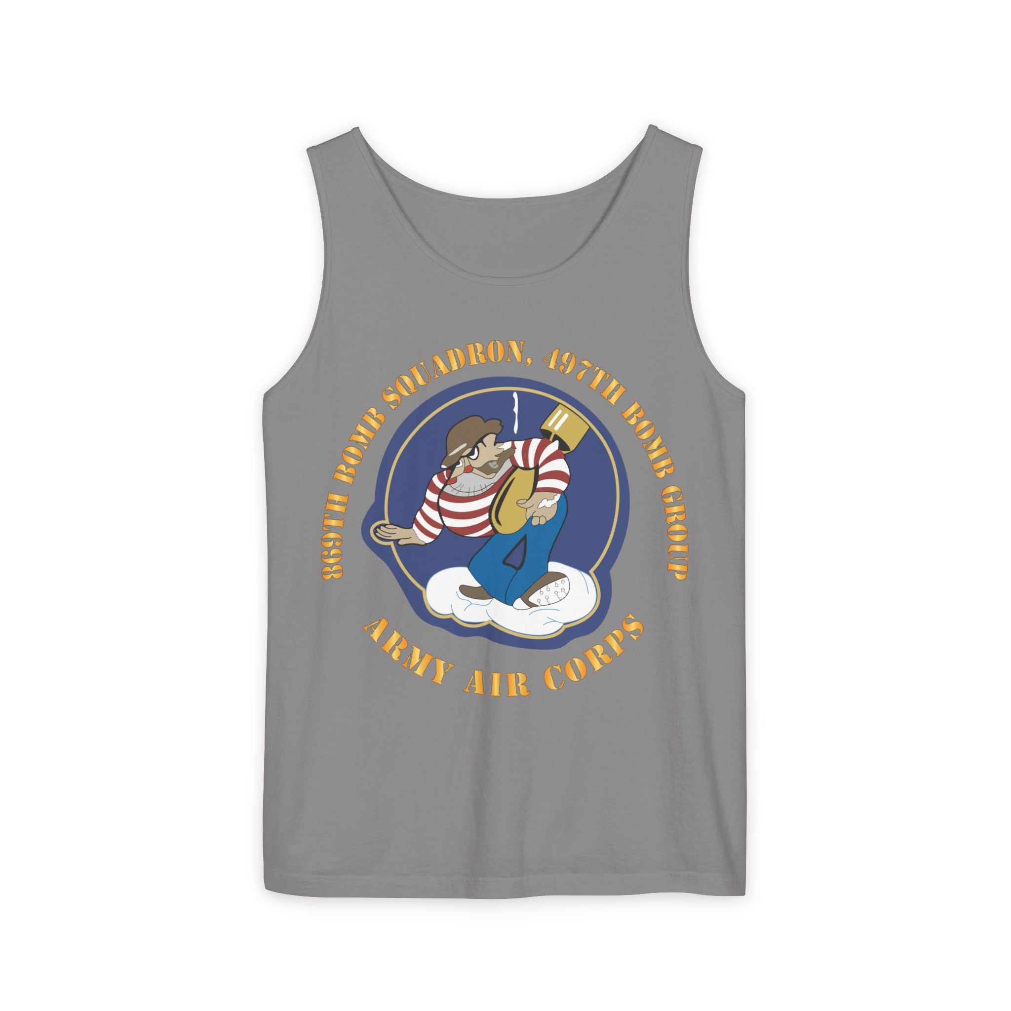 Unisex Garment-Dyed Tank Top - AAC - 869th Bomb Squadron, 497th Bomb Group X 300