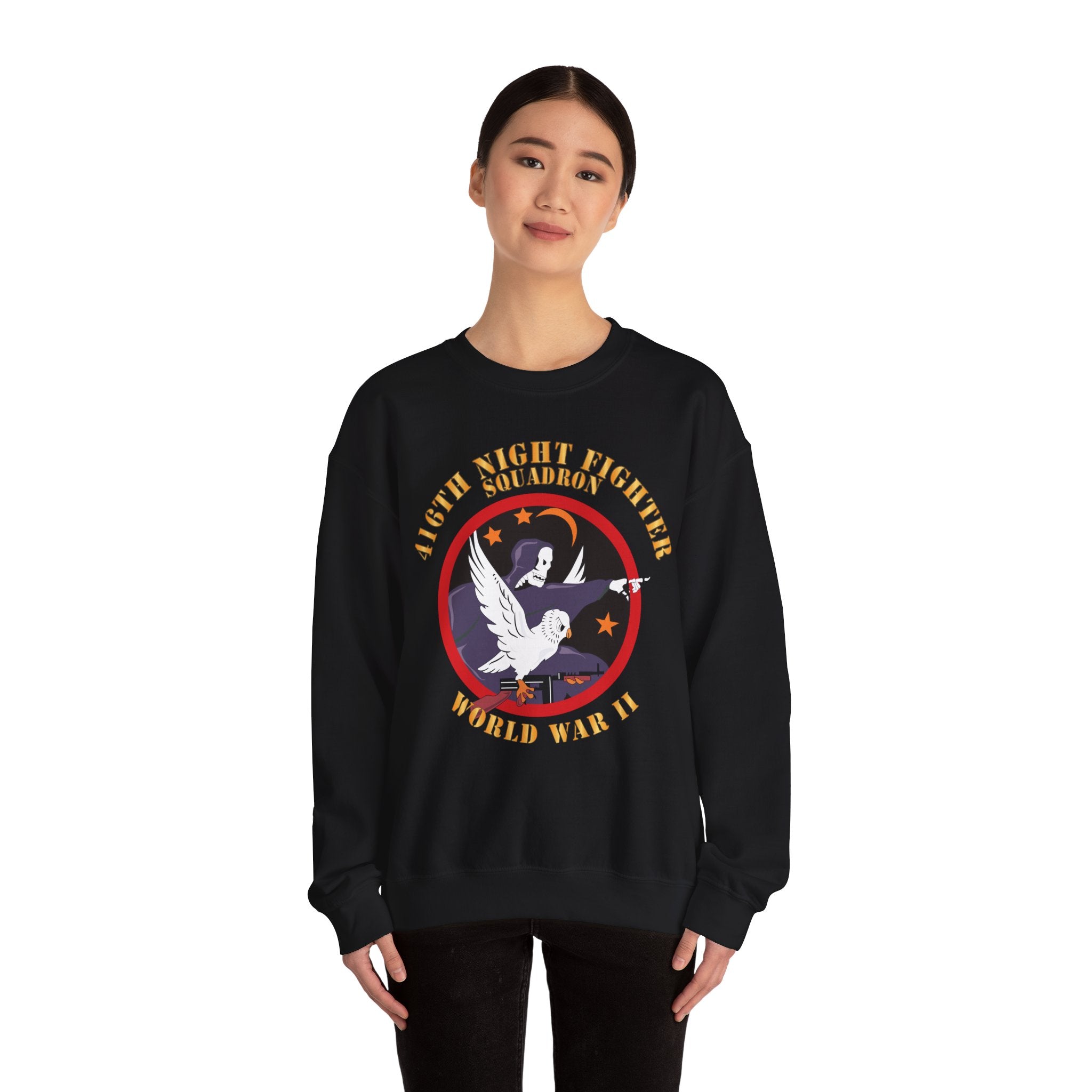 Crewneck Sweatshirt - AAC - 416th Night Fighter Squadron - WWII X 300