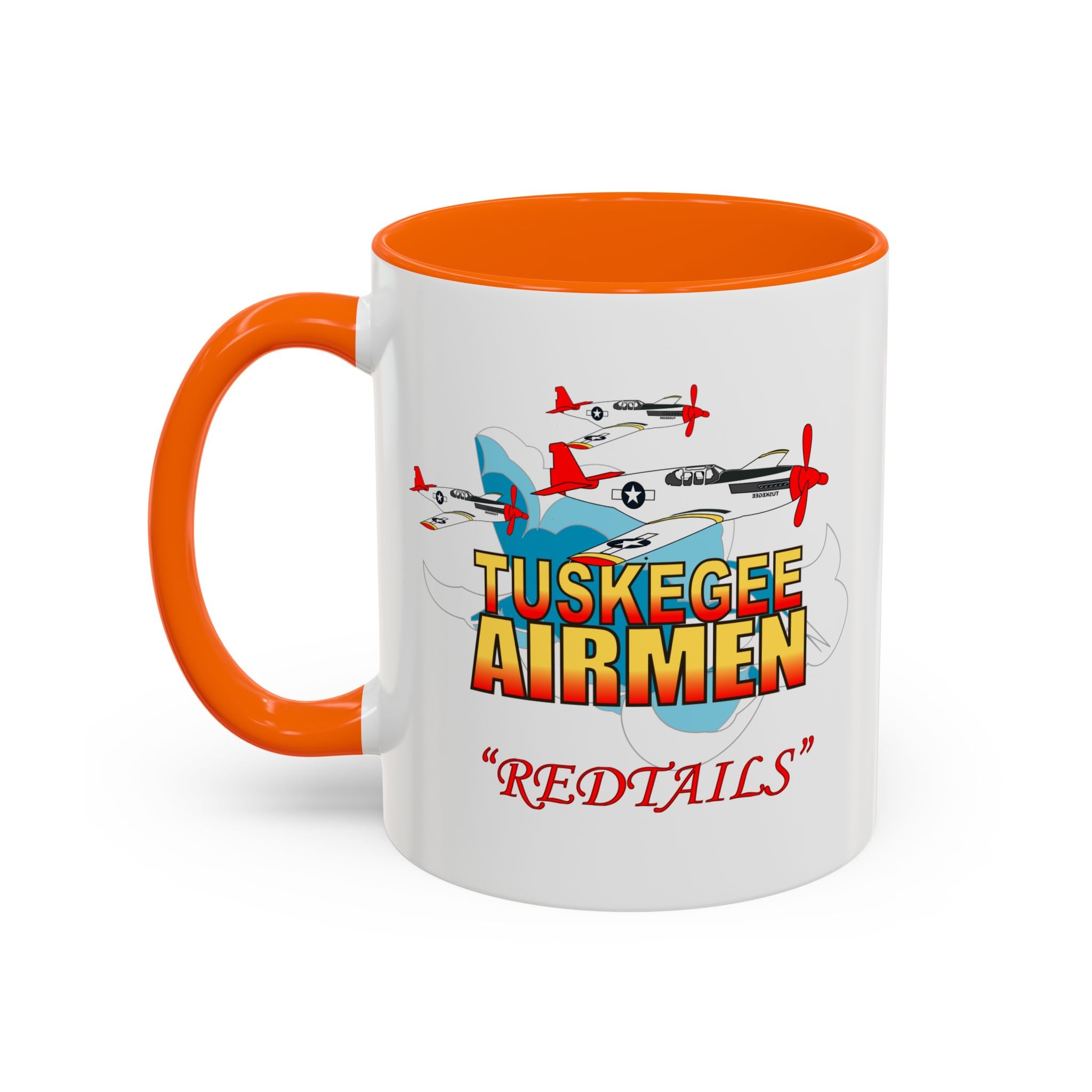 Accent Coffee Mug - Army Air Corp - Tuskegee Airmen - Redtails - 3AC - X 300
