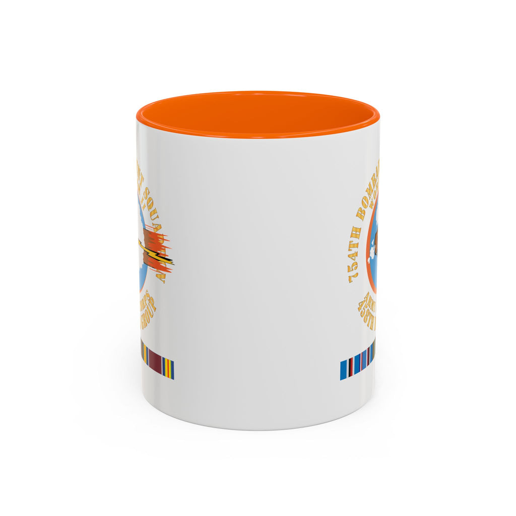 Accent Coffee Mug - AAC - 754th Bombardment Squadron - 458th Bomb Group - WWII w EUR SVC X 300