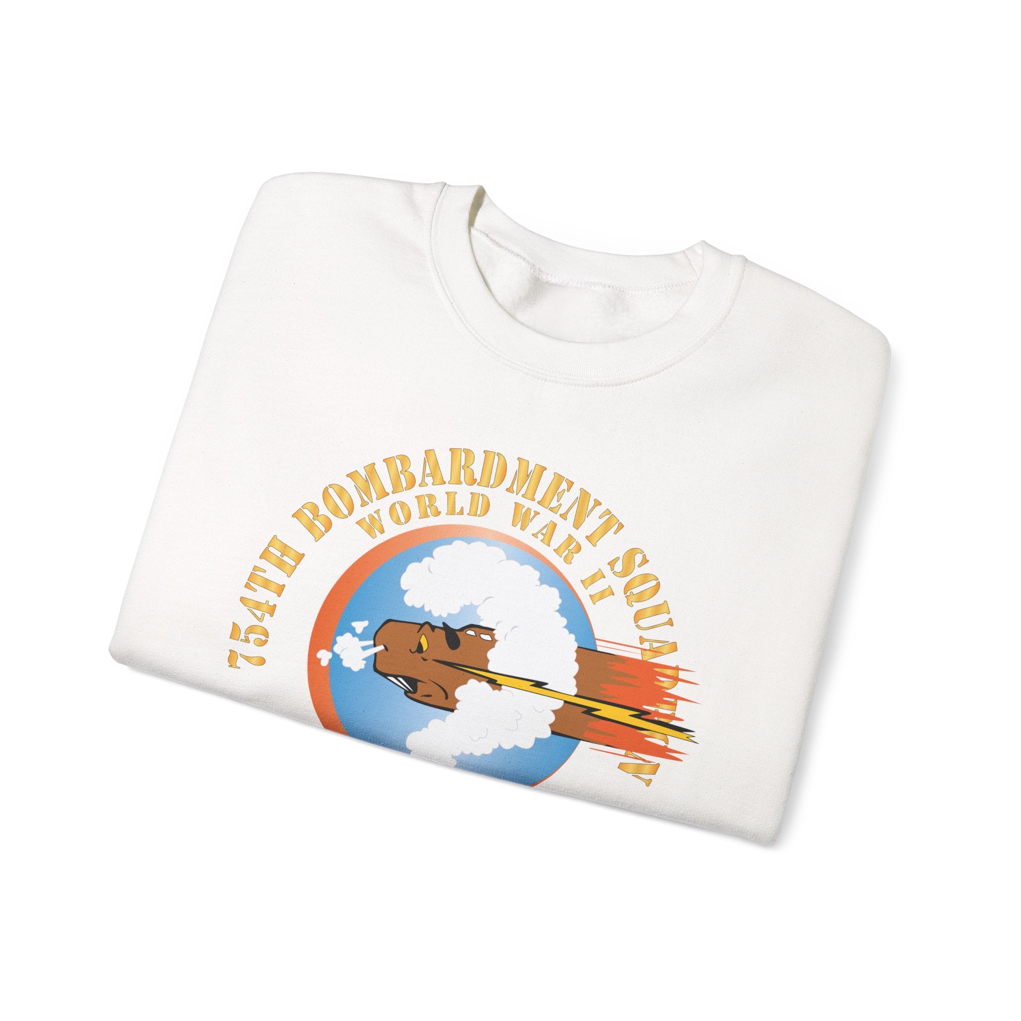 Crewneck Sweatshirt - AAC - 754th Bombardment Squadron - 458th Bomb Group - WWII w EUR SVC X 300