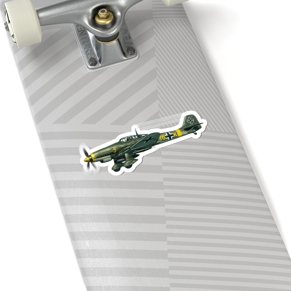 Kiss-Cut Stickers - WWII - Fighter Aircraft - German Stuka Dive Bomber - Profile - Left