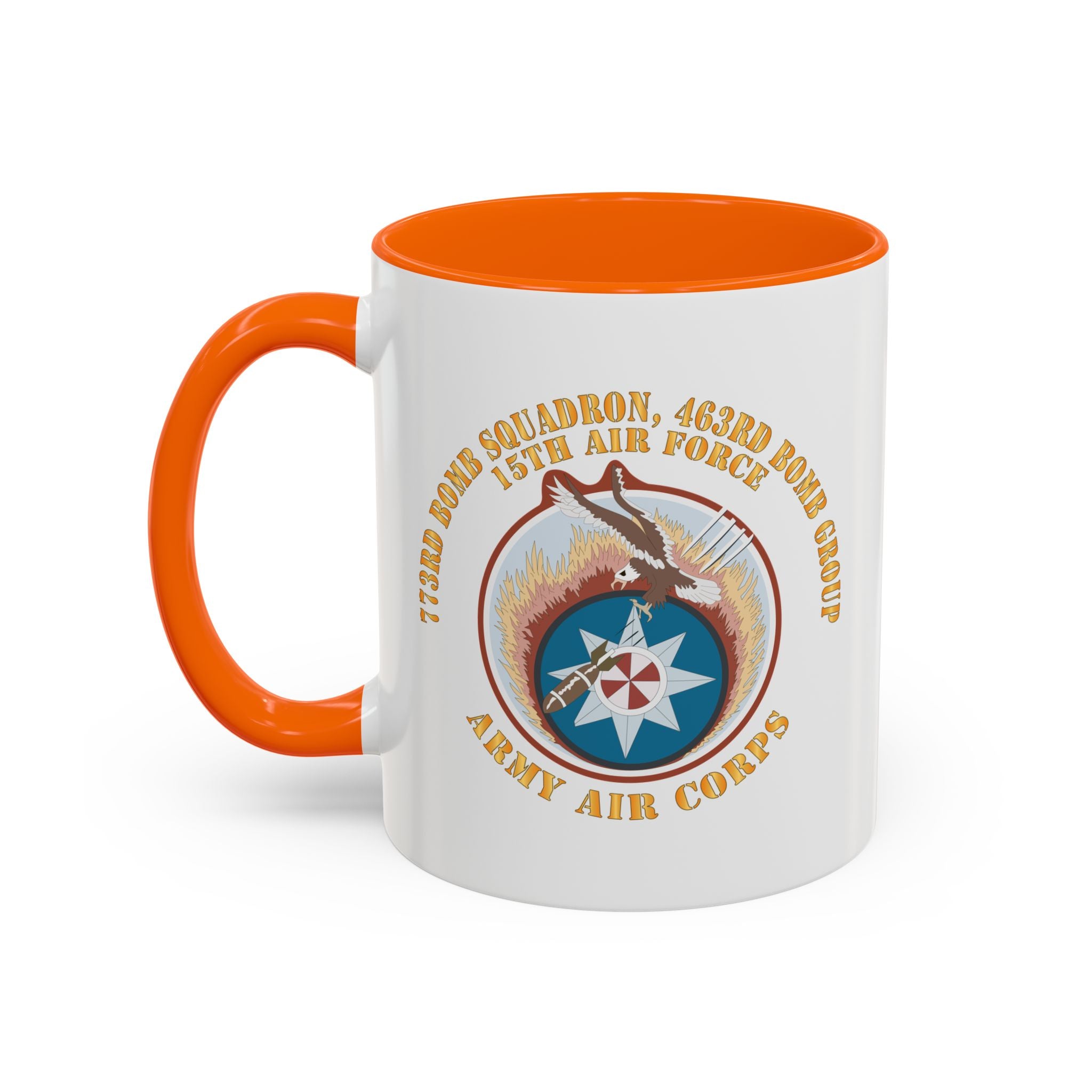 Accent Coffee Mug - AAC - 773rd Bomb Squadron, 463rd Bomb Group - 15th AF X 300