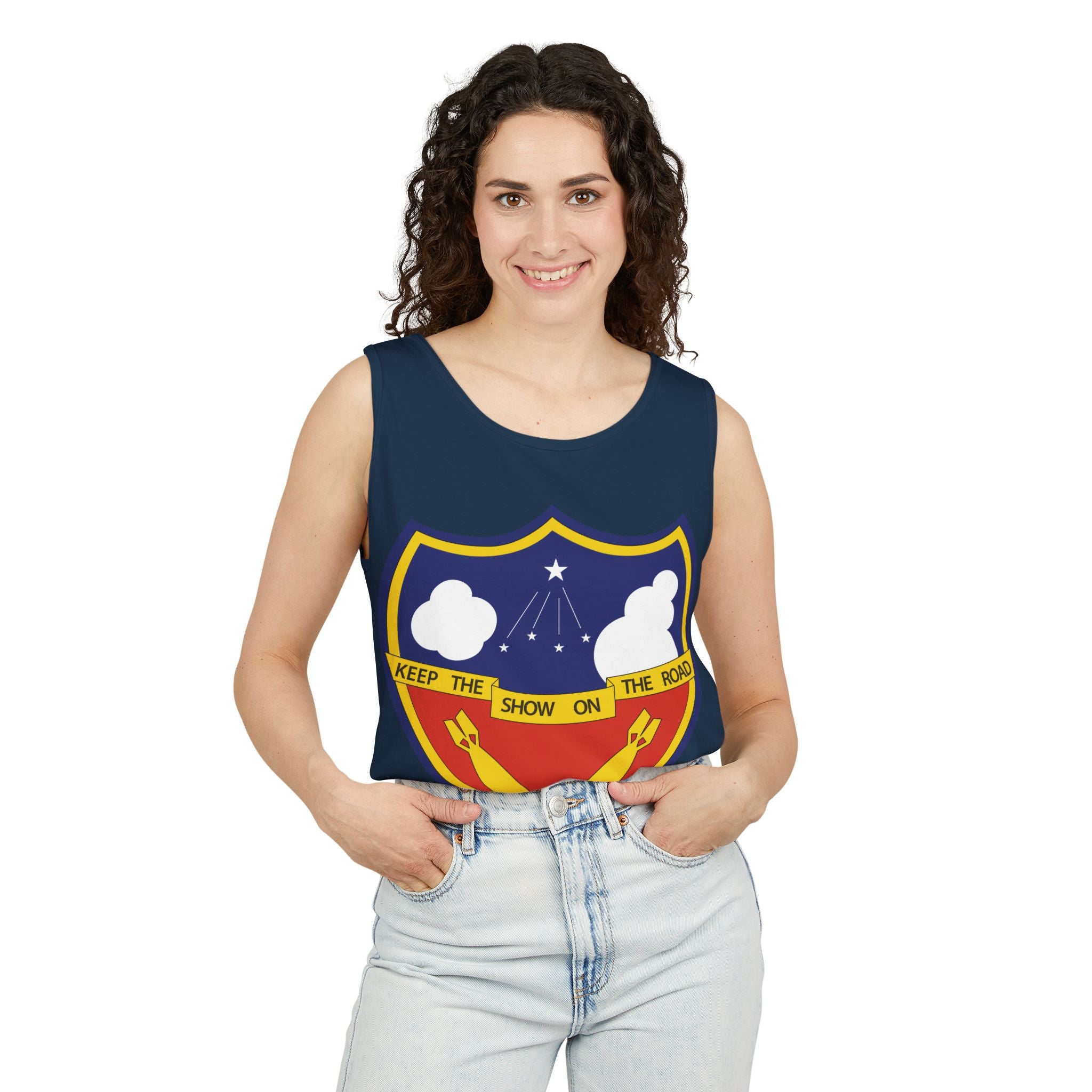 Unisex Garment-Dyed Tank Top - AAC - 384th Bomb Group wo Txt X 300