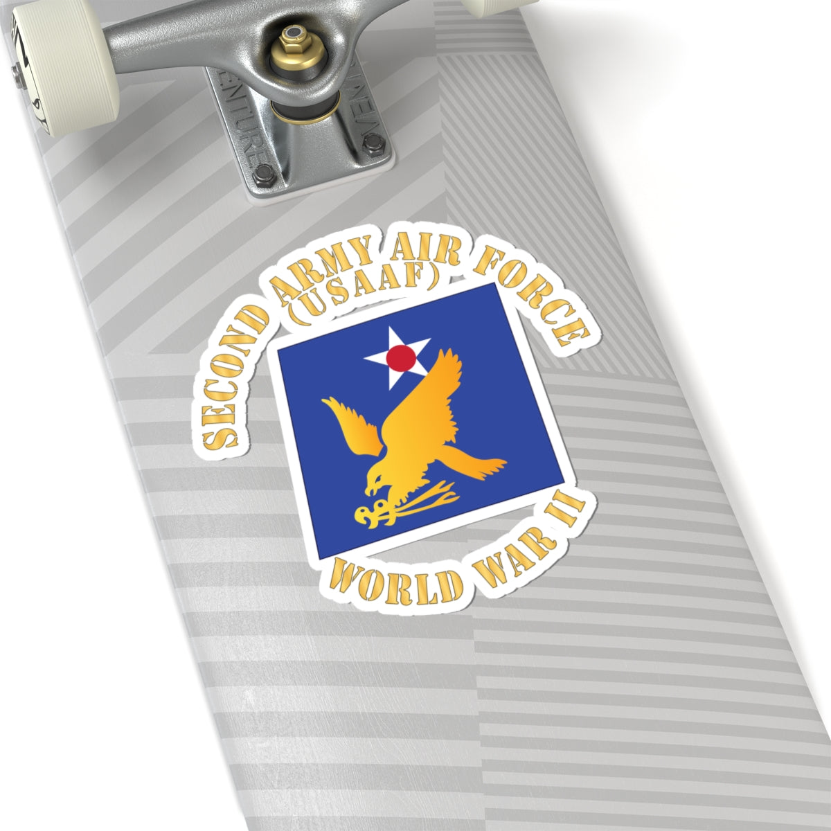 Kiss-Cut Stickers - SSI - AAC - 2nd Air Force - WWII - USAAF x 300