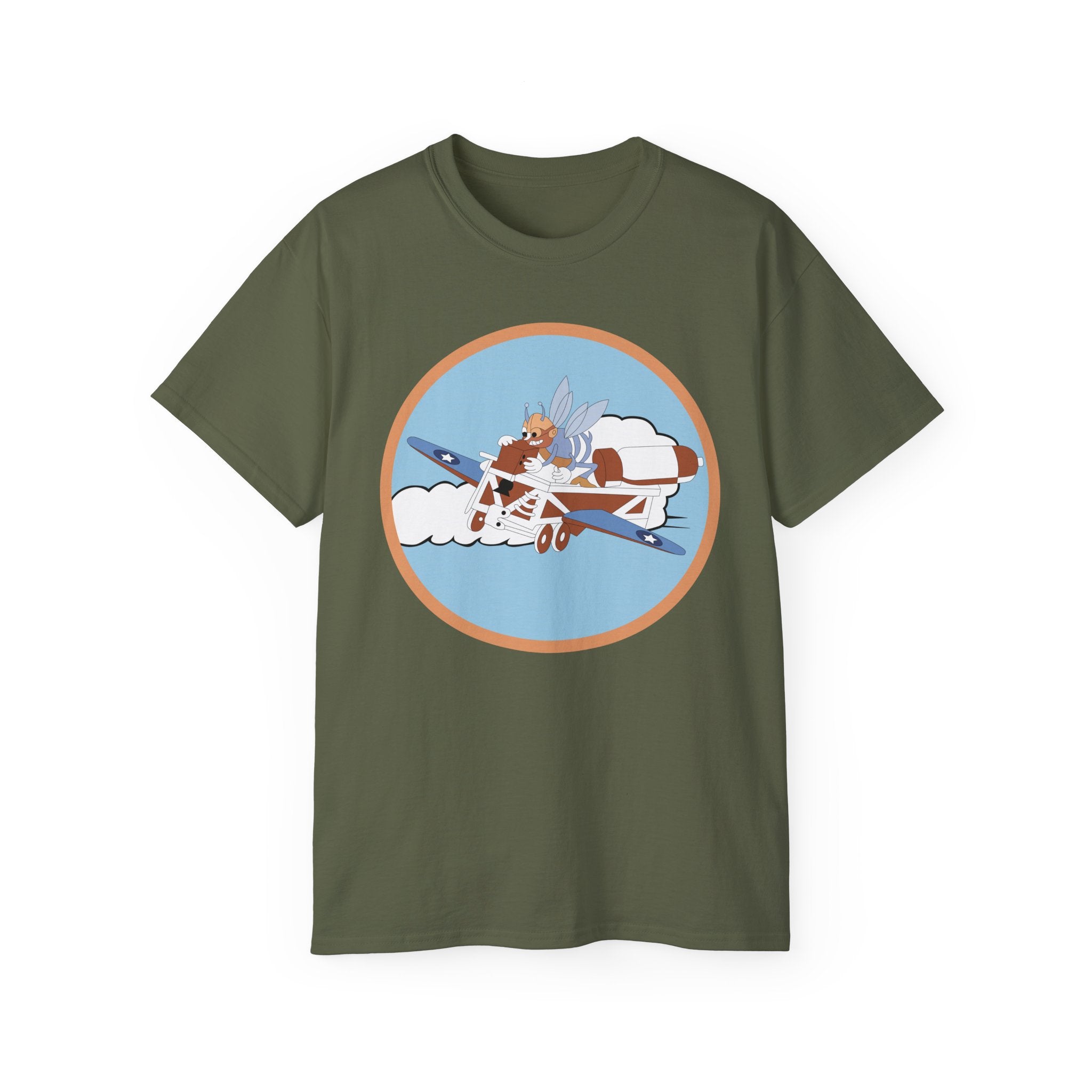 Unisex Ultra Cotton Tee - AAC - 782nd Bomb Squadron, 465th Bomb Group - 15th AF wo Txt X 300