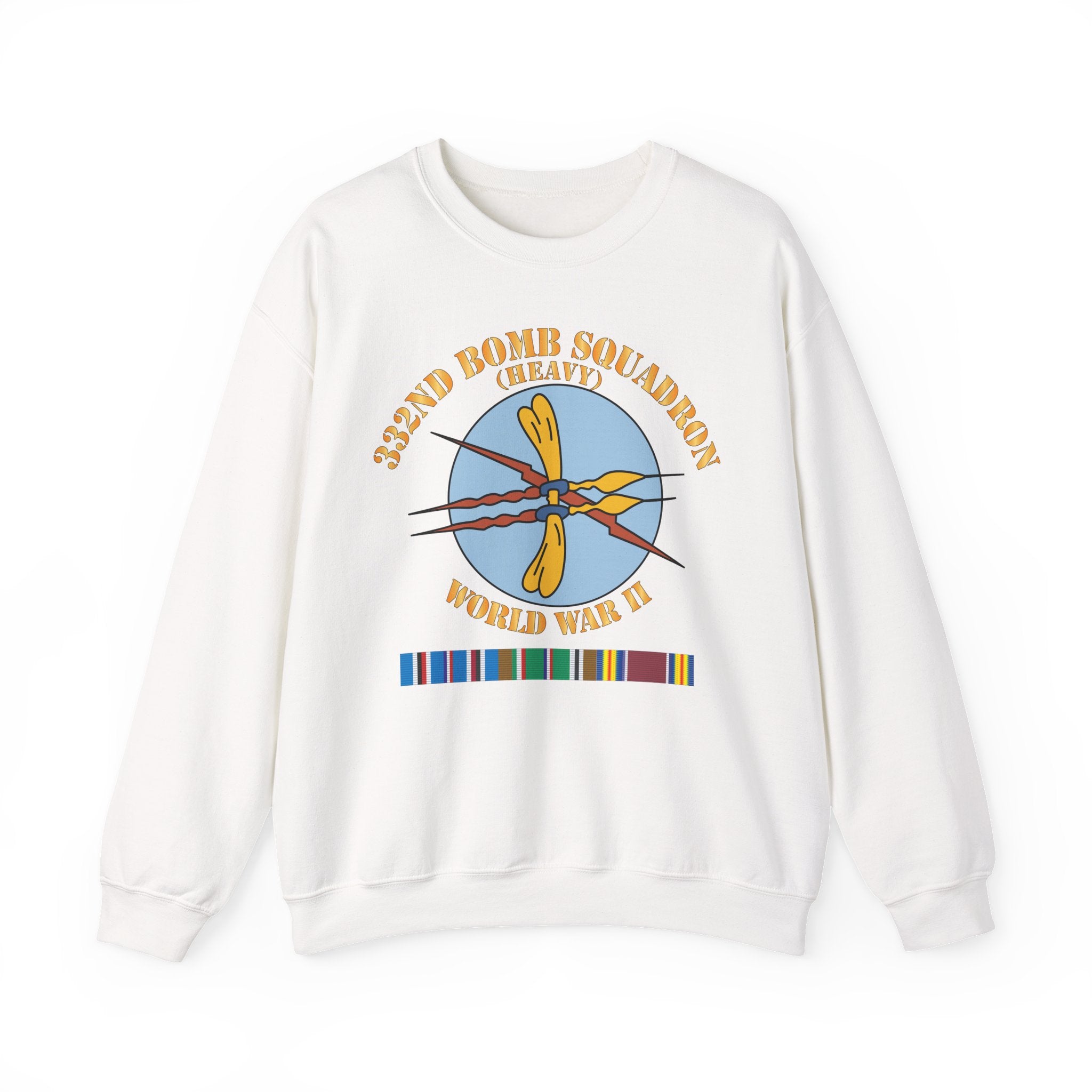 Crewneck Sweatshirt - AAC - 332nd Bomb Squadron WWII w SVC X 300